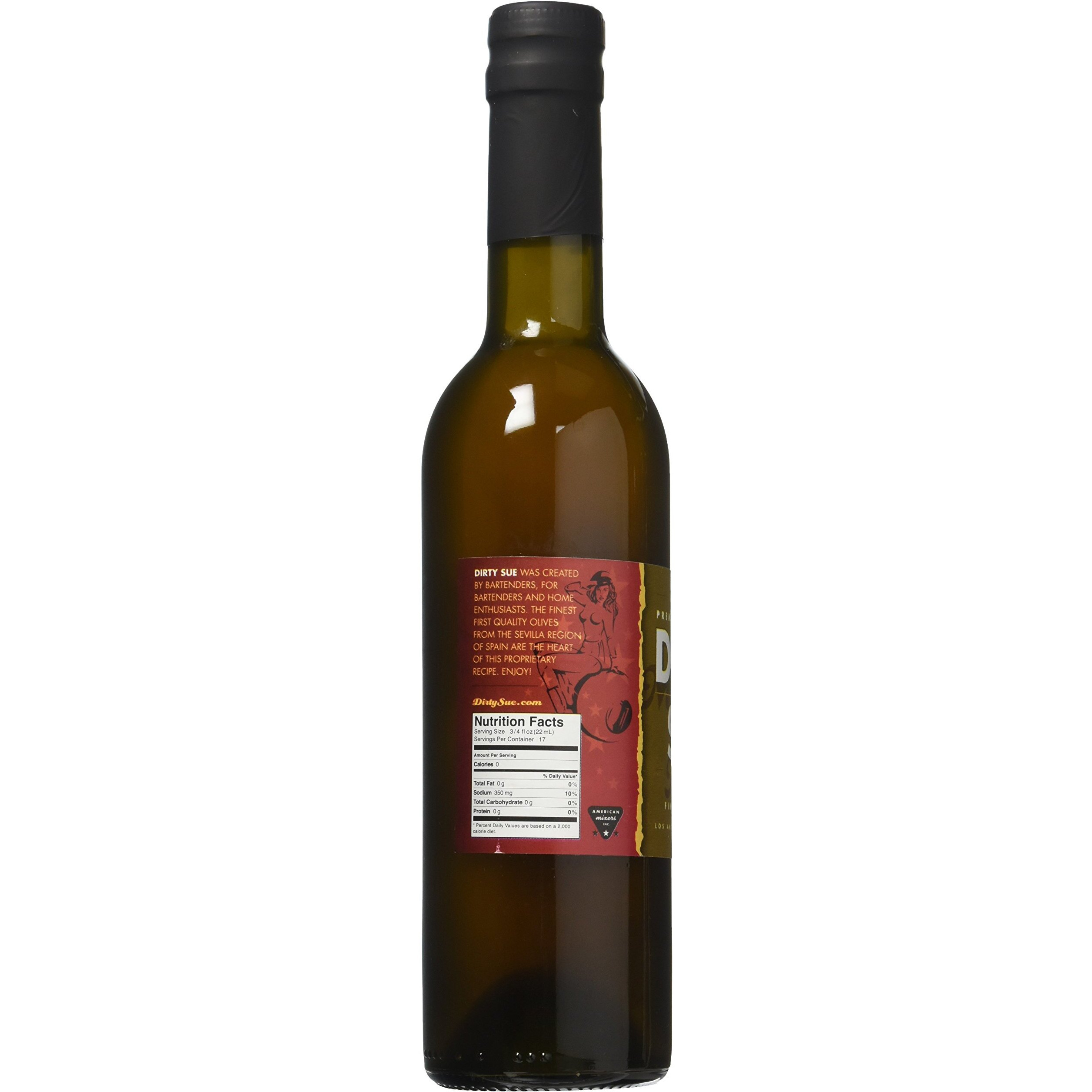 Dirty Sue Premium Olive Juice - Elevate Your Cocktail Game With The Ultimate Dirty Martini Experience Using 12.69 Oz Of Savory And Salty Brine
