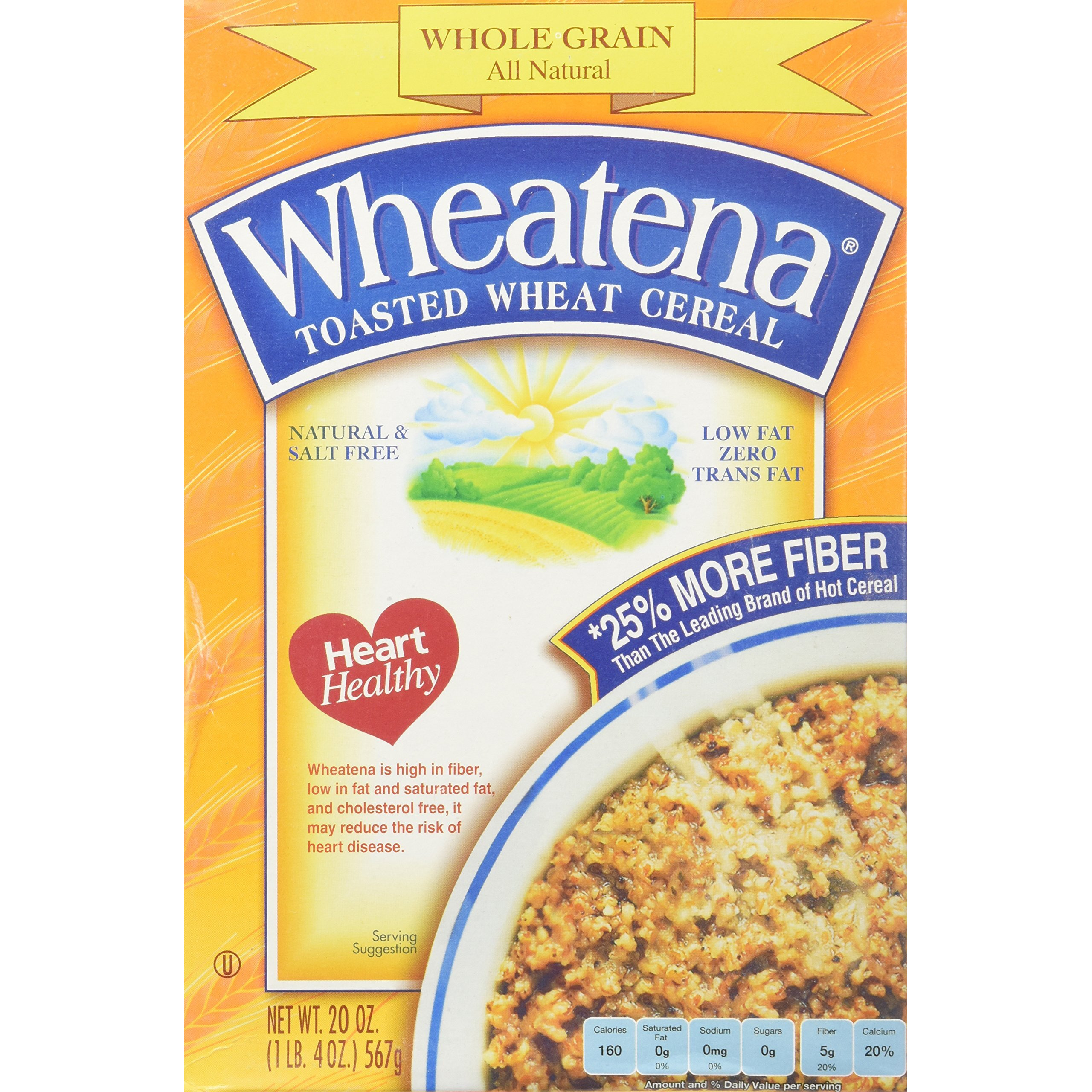 Wheatena Toasted Hot Wheat Cereal 20 Oz Pack Of 6