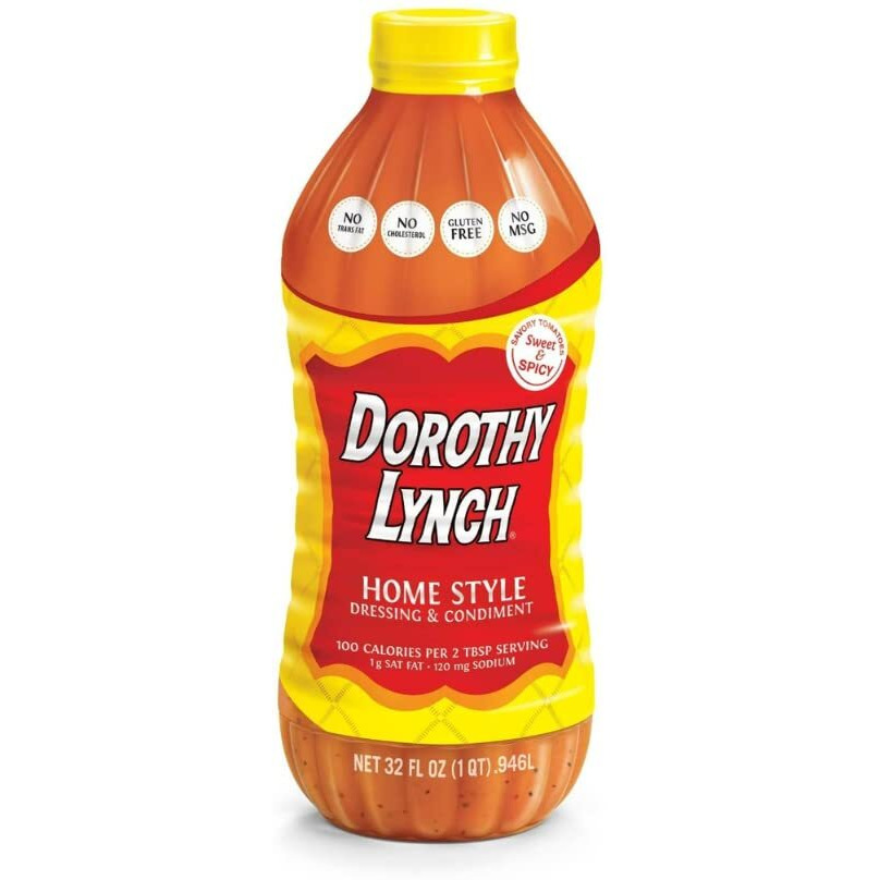 Dorothy Lynch Salad Dressing | Sweet & Spicy | Thick & Creamy | Salads, Dips, Sauces, & Marinades | French Style Condiment | Tangy | Gluten Free | No Trans Fat | Usa Made (Home Style, 32 Oz (2 Pack))