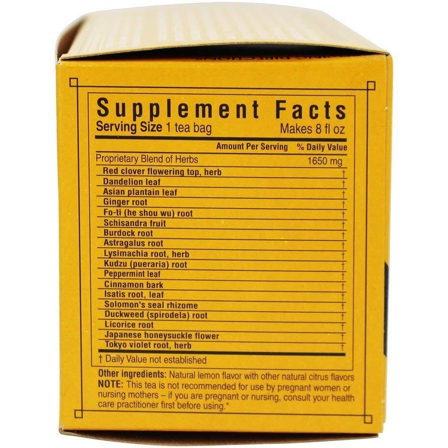 Triple Leaf Natural Herbal Tea, Detox 20 Bags (Pack Of 2)