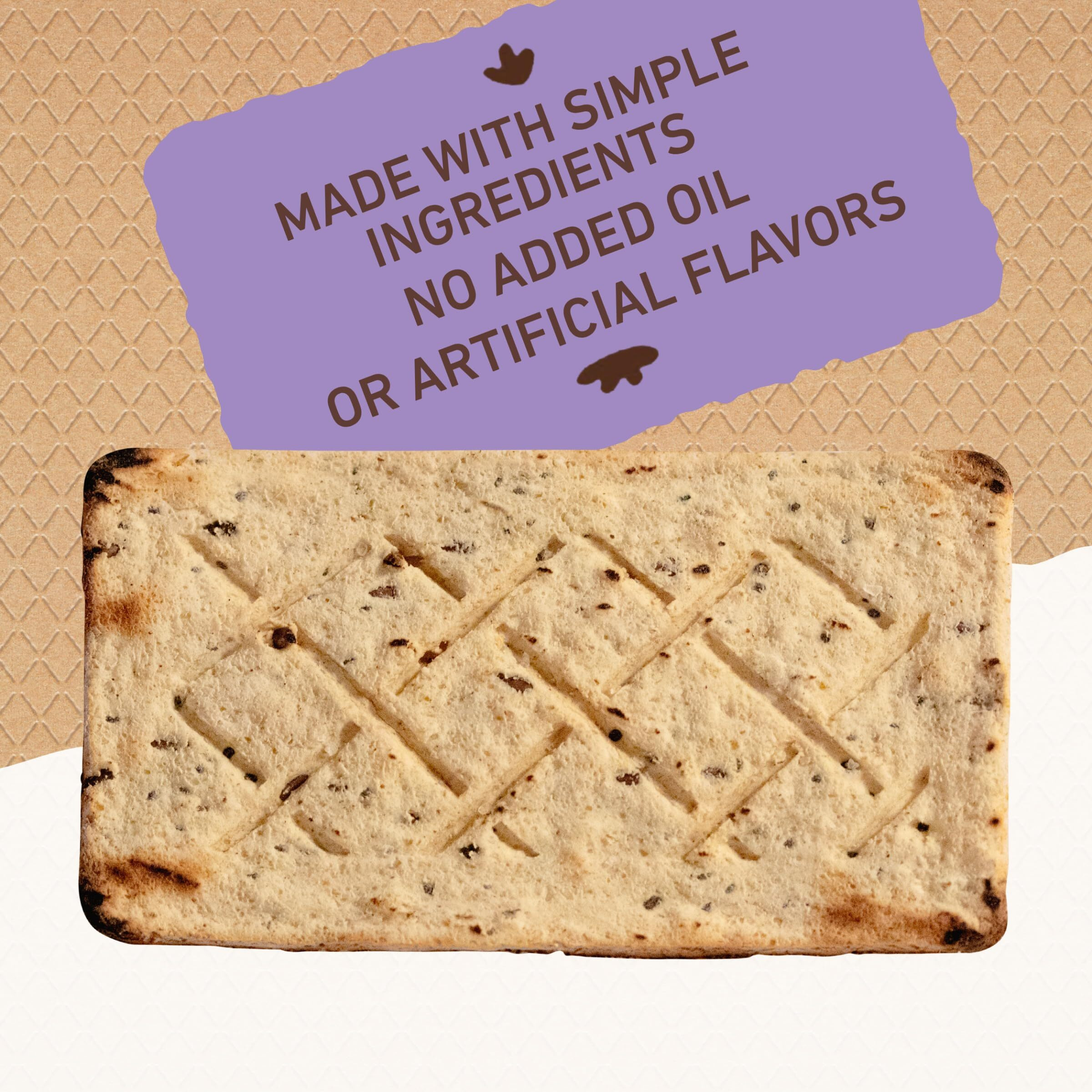 Sanissimo Salmas Chia & Flaxseed, 20 Packs Of 3 Crackers, Oven Baked Corn Crackers, Gluten Free, Non-Gmo, Kosher Certified