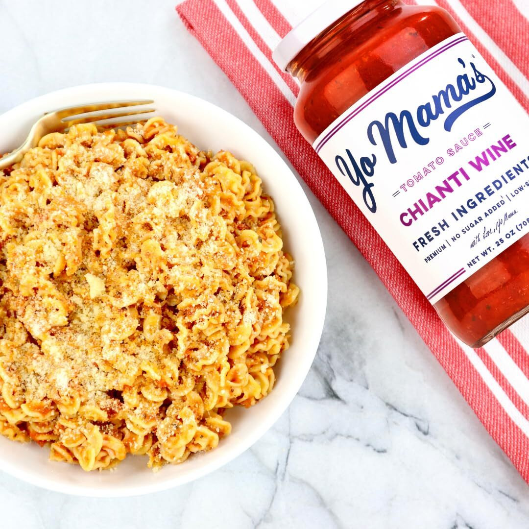 Yo Mama's Foods Keto Pasta Sauces - Pack Of (6) - No Sugar Added, Gluten Free, Preservative Free, Paleo Friendly, And Made With Whole, Non-Gmo Tomatoes
