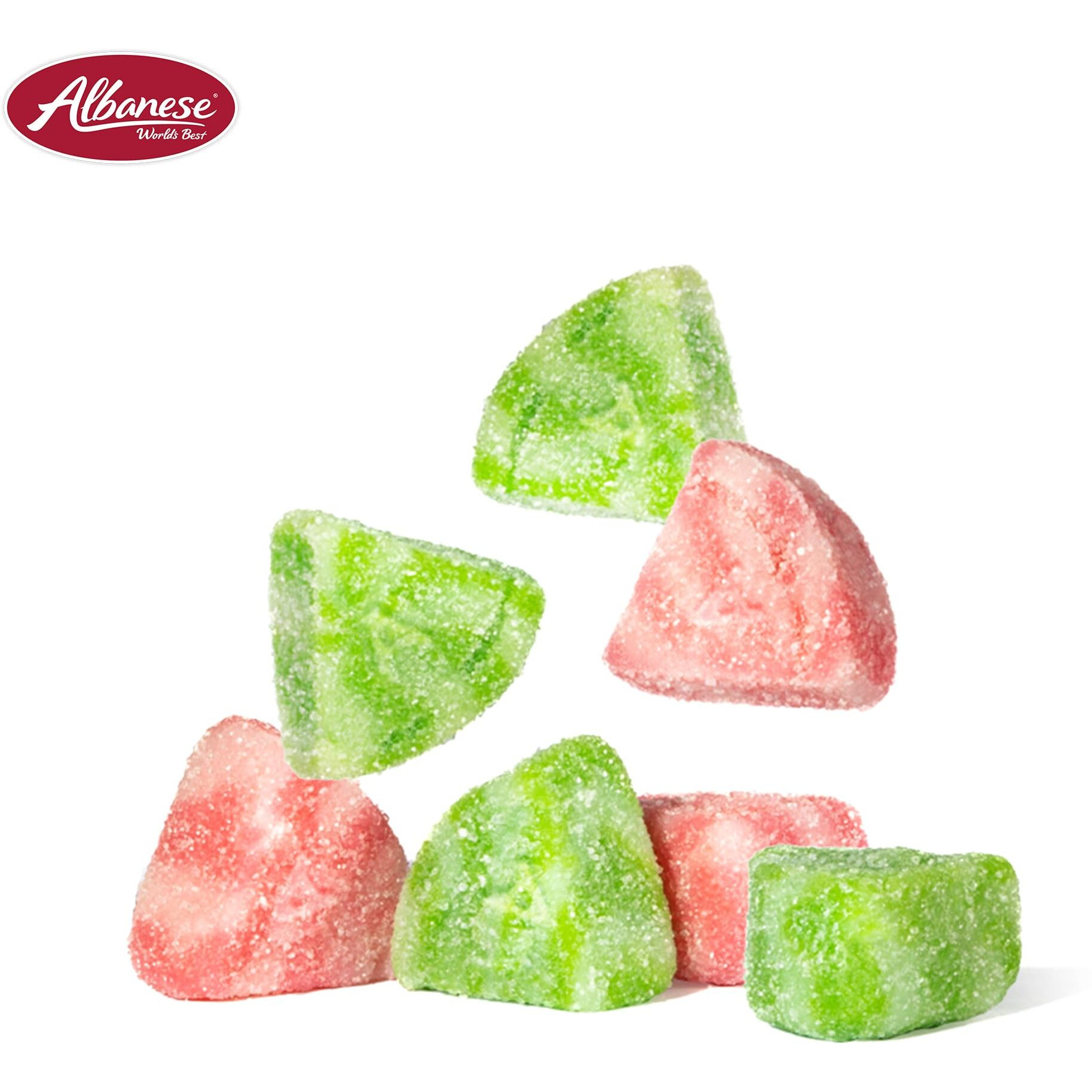 Albanese World's Best Gummi Watermelon Slices 4.5 Lb Bag Of Candy