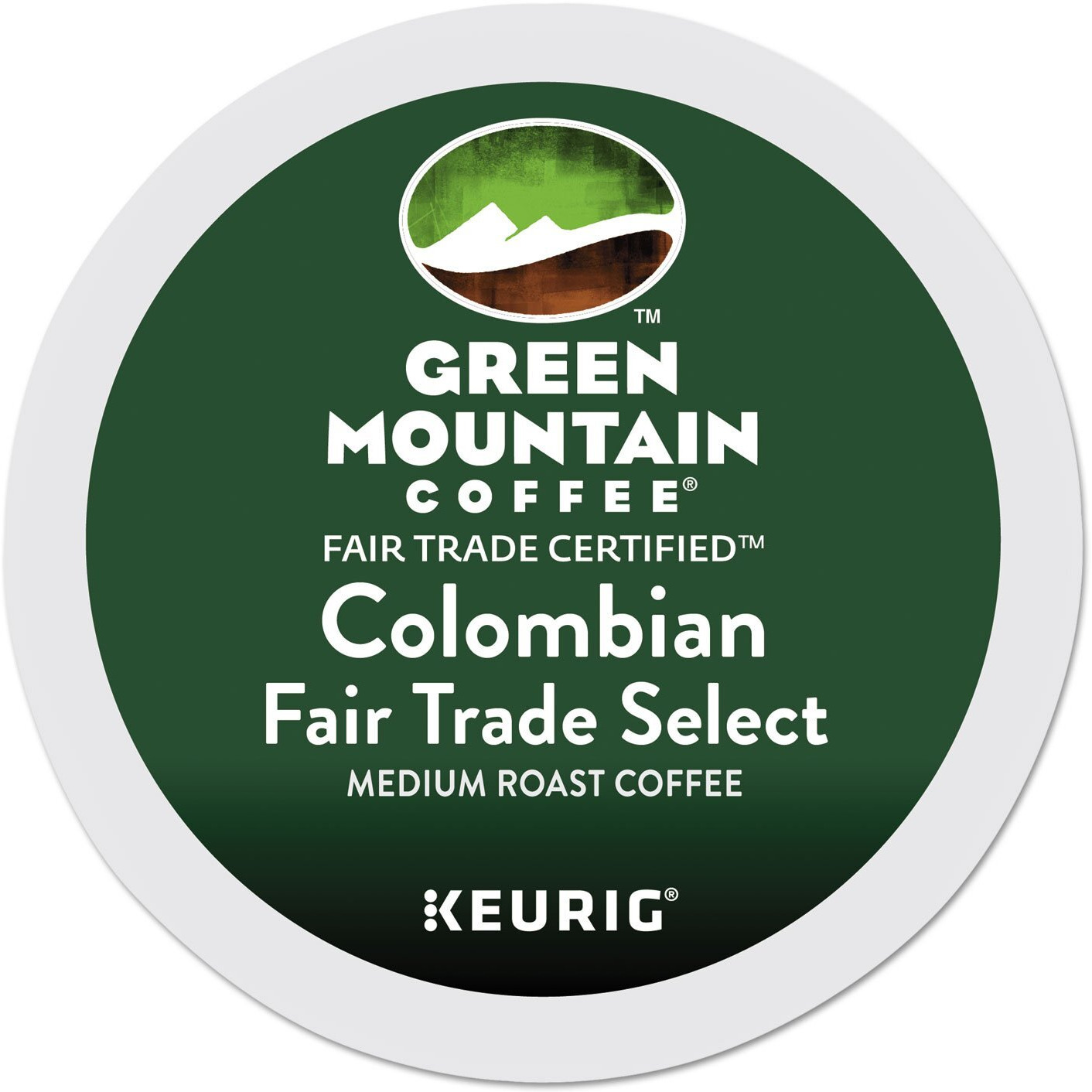 Green Mountain Coffee Roasters Colombia Select, Single-Serve Keurig K-Cup Pods, Medium Roast Coffee, 24 Count