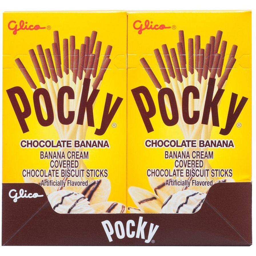 Pocky Biscuit Stick, Chocolate Banana, 2.47 Ounce (Pack Of 10)