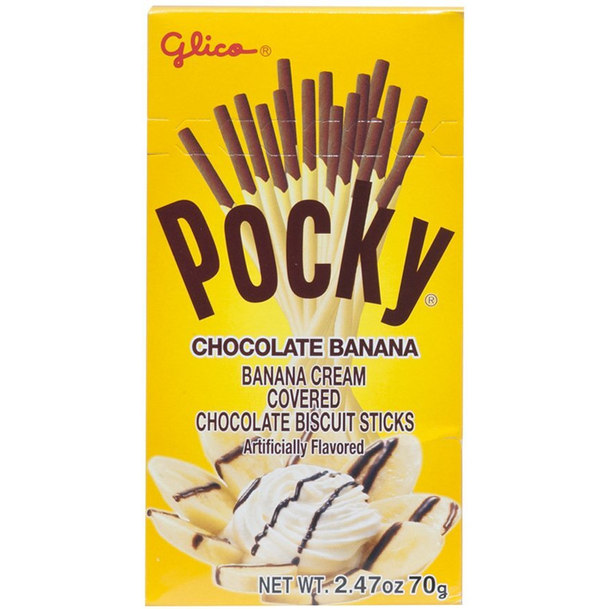 Pocky Biscuit Stick, Chocolate Banana, 2.47 Ounce (Pack Of 10)