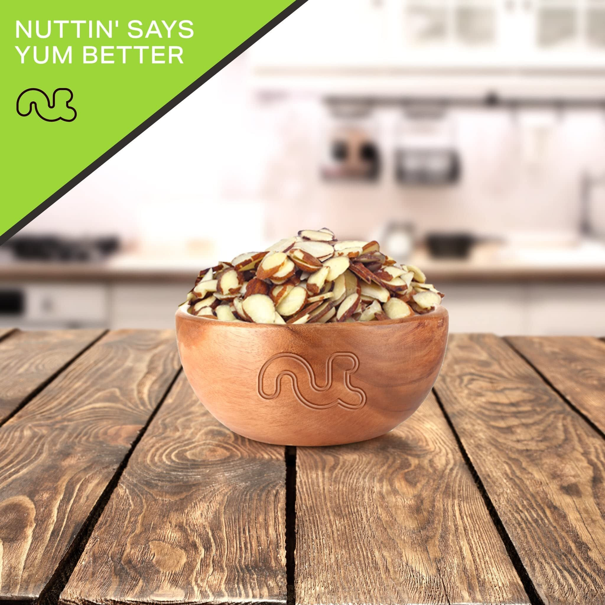 Nut Cravings - Natural Sliced Almonds - Raw, (80Oz - 5 Lb) Packed Fresh In Resealable Bag - Nut Snack - Healthy Protein Food, All Natural, Keto, Vegan, Kosher Ideal For Trail Mixed Nuts