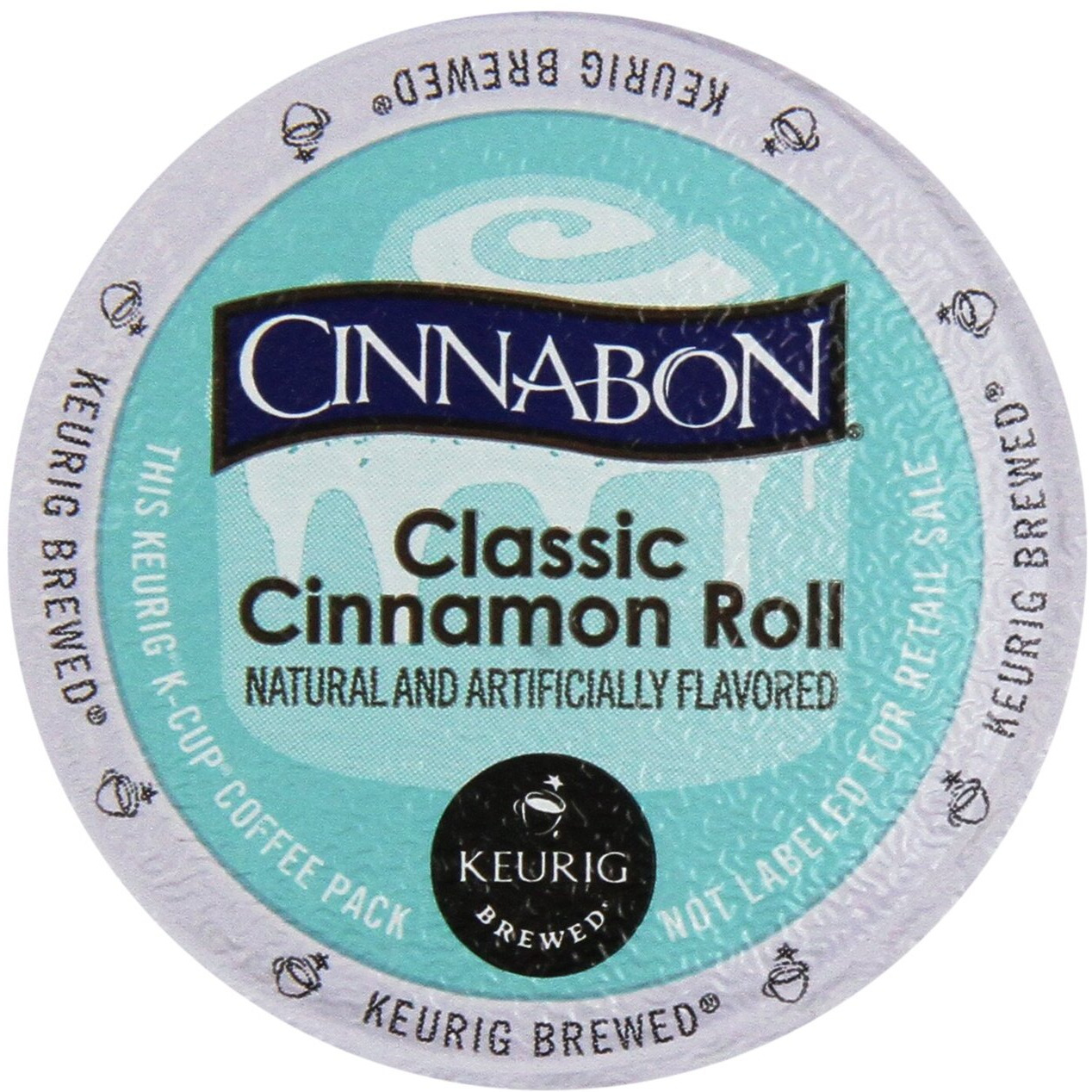Cinnabon Classic Cinnamon Roll Coffee Keurig K-Cups, 36 Count