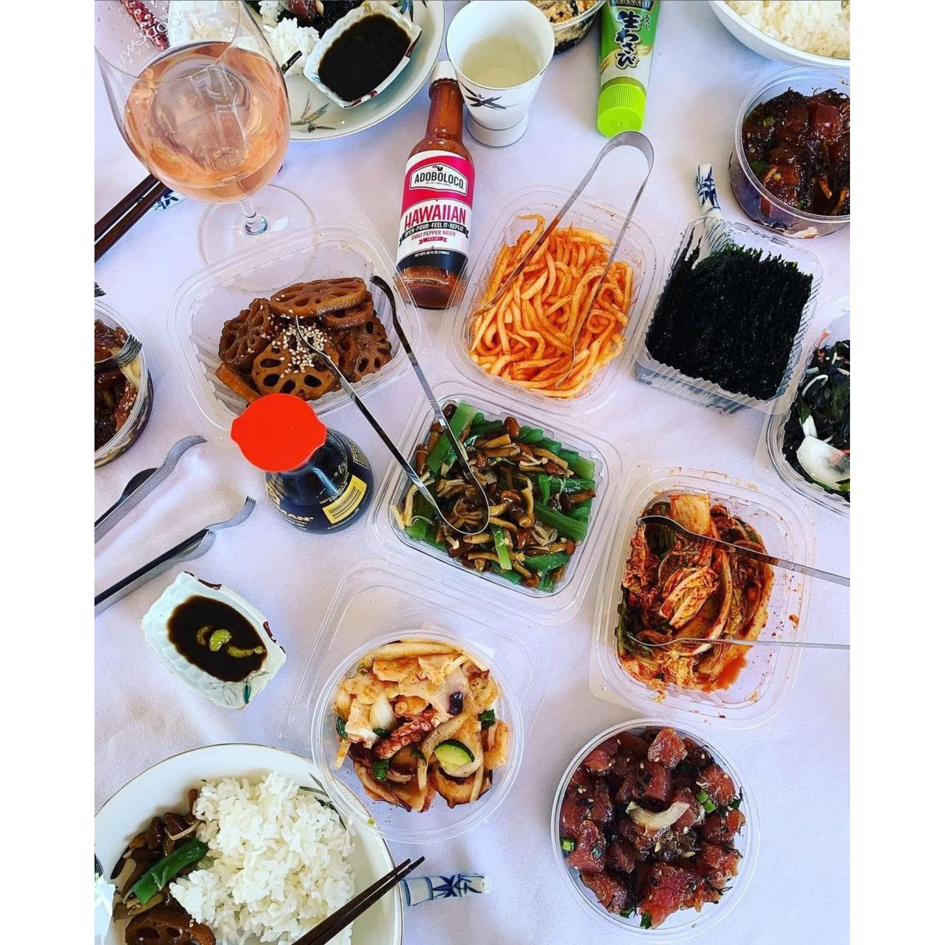 Adoboloco Hot Sauce Hawaiian Chili Pepper Water Sauce 5Oz - Medium Hot Super Tasty Fiery Chili Pepper Sauce Blend