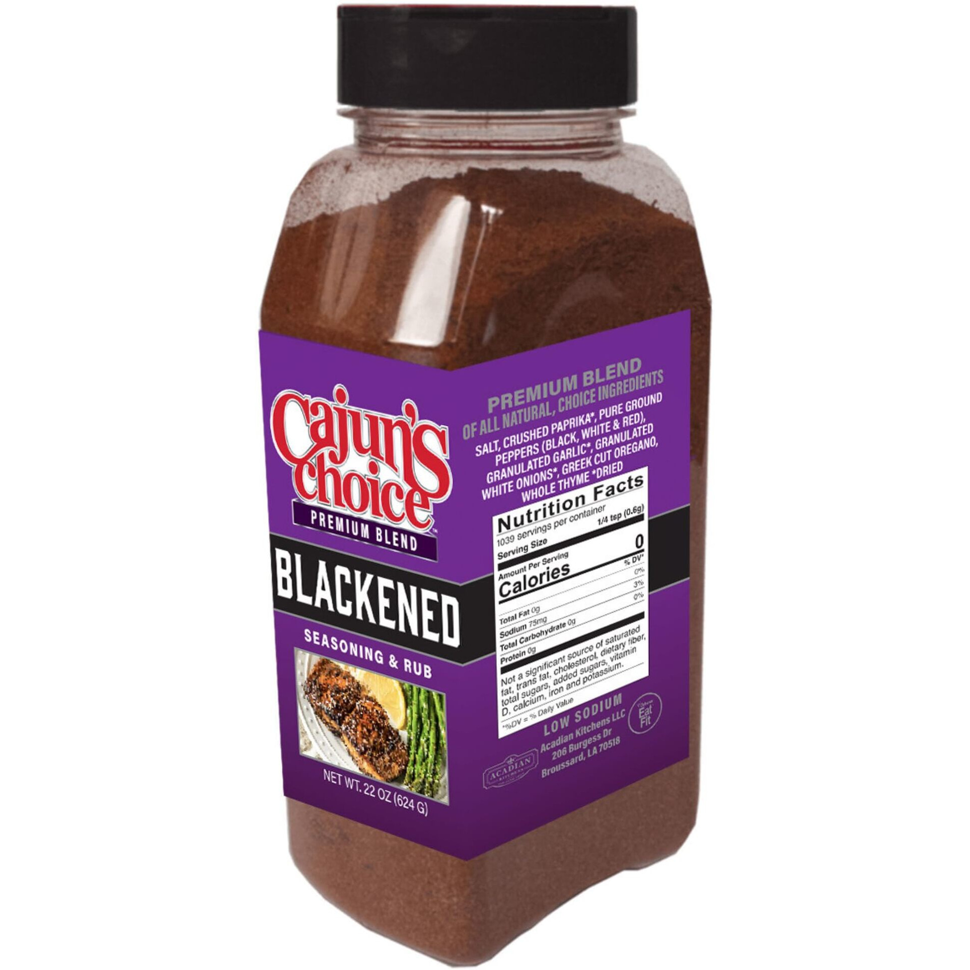 Blackened Seasoning 22 Oz Cajun's Choice Louisiana Foods (Pack Of 1)