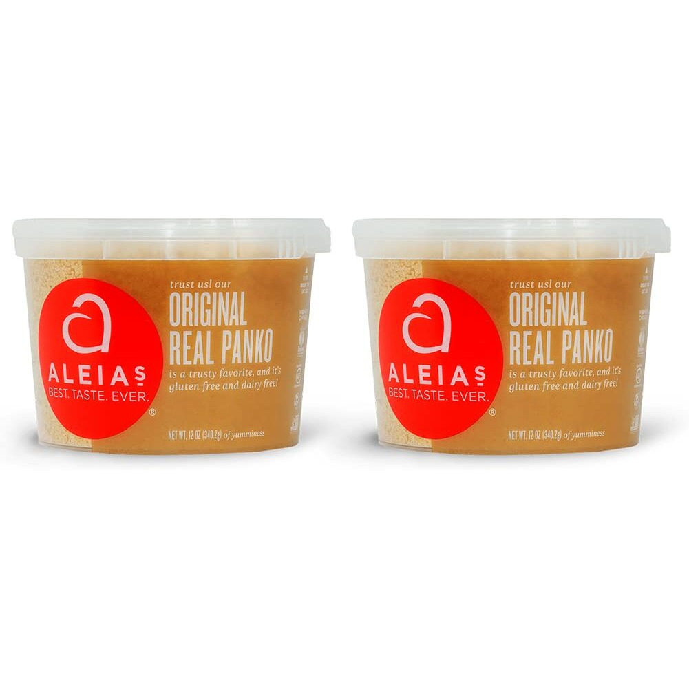 Aleia's Best. Taste. Ever. Panko Original - 12 Oz / 2 Pack - Authentic Taste, Crunchy Breading For Gluten Free Recipes, Certified Gluten Free, Non-Gmo, Dairy Free, Low Sodium, Kosher