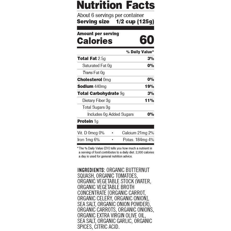 Sonoma Gourmet Organic Butternut Squash Pasta Sauce | Usda Organic, Vegan, Non-Gmo, No Sugar Added And Gluten-Free | 25 Ounce Jars (Pack Of 2)