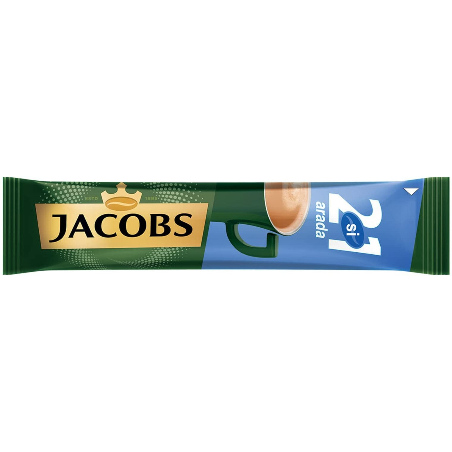 Jacobs 2 In 1 Unsweetened Instant Coffee - 40 Sticks