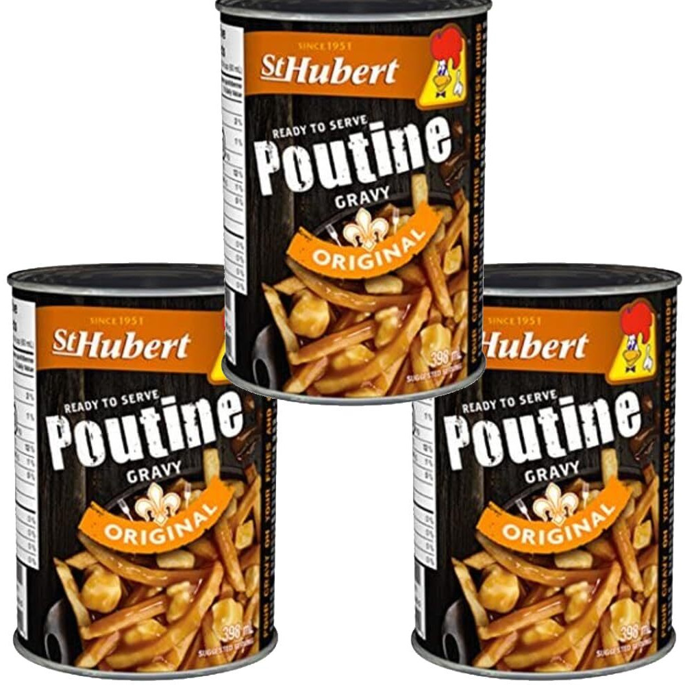 Poutine Gravy - St Hubert - 13.5 Ounce Cans (Pack Of 3) | Imported From Canada