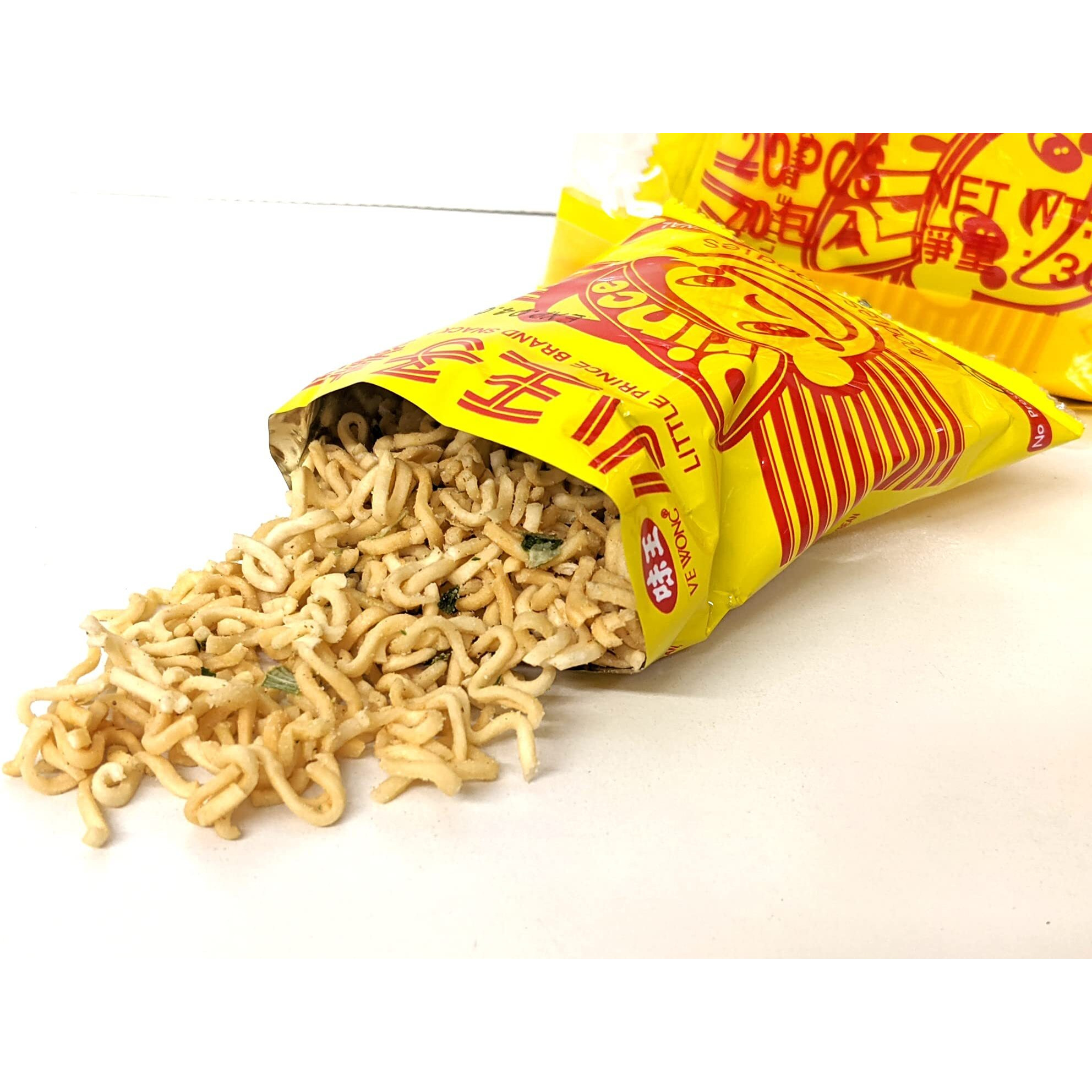 Ve Wong Little Prince Brand Snack Noodles 10.50Oz(20 Small Bags)(Pack Of 2) By Dragonmall