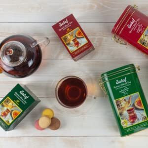 Sadaf Earl Grey Tea Loose Leaf Tin 16 Oz - Special Blend Earl Grey Black Tea - Product Harvested In Sri Lanka