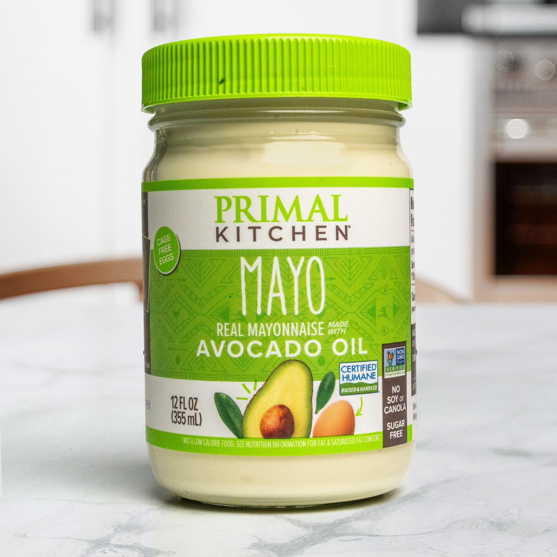 Primal Kitchen Mayo Made With Avocado Oil And Cage-Free Eggs, Variety Two Pack, Original & Garlic Aioli, 12 Ounces, Pack Of 2