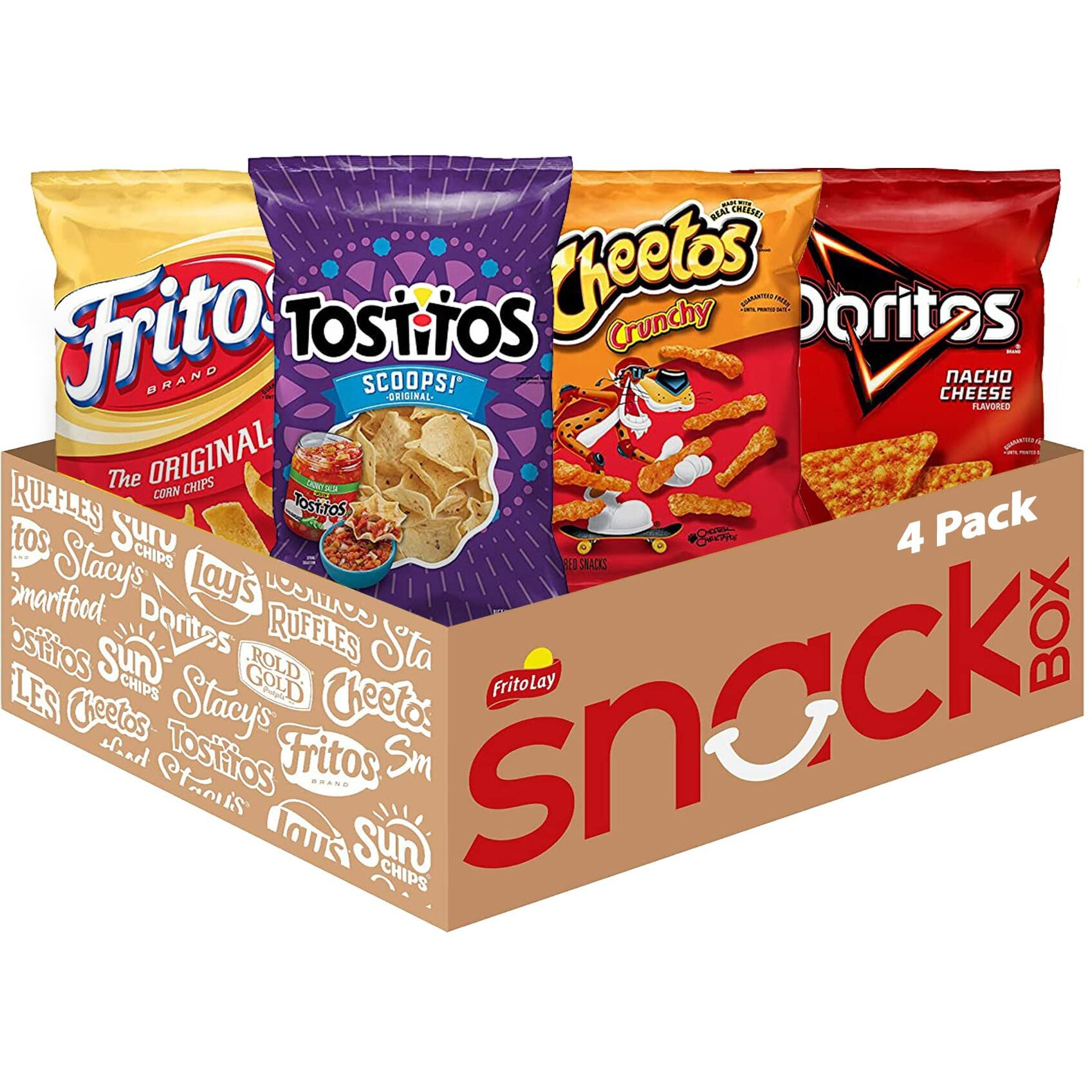 Frito Lay Big Bag Bundle, Classic Favorites Variety Pack, (Pack Of 4)