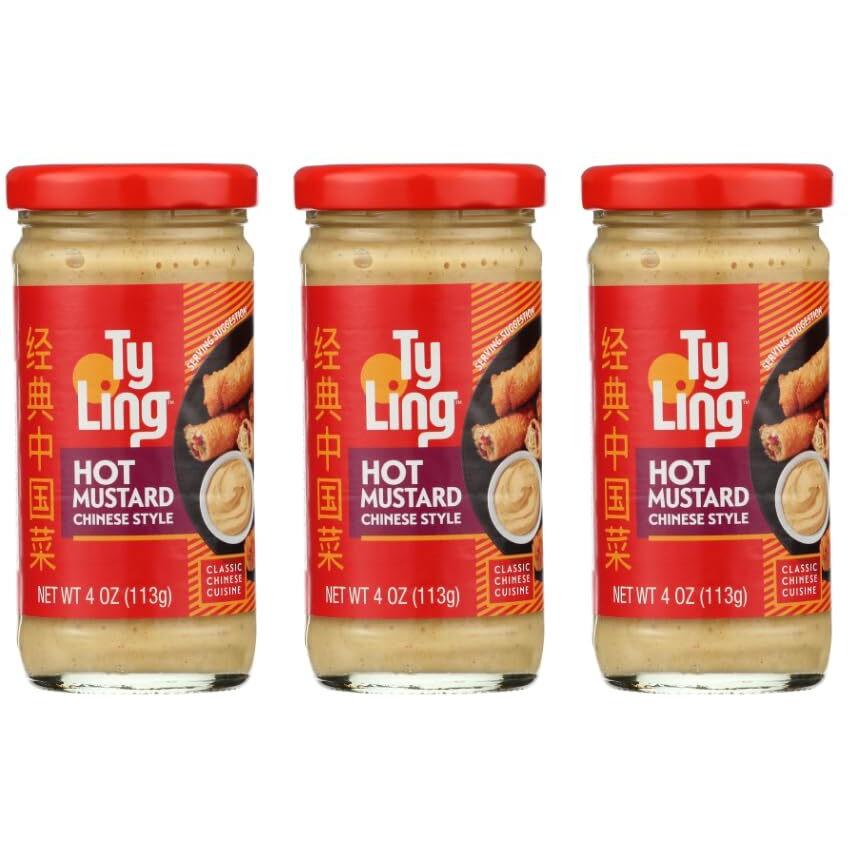 Ty Ling Mustard Chinese Hot 4 Ounce (Pack Of 3)