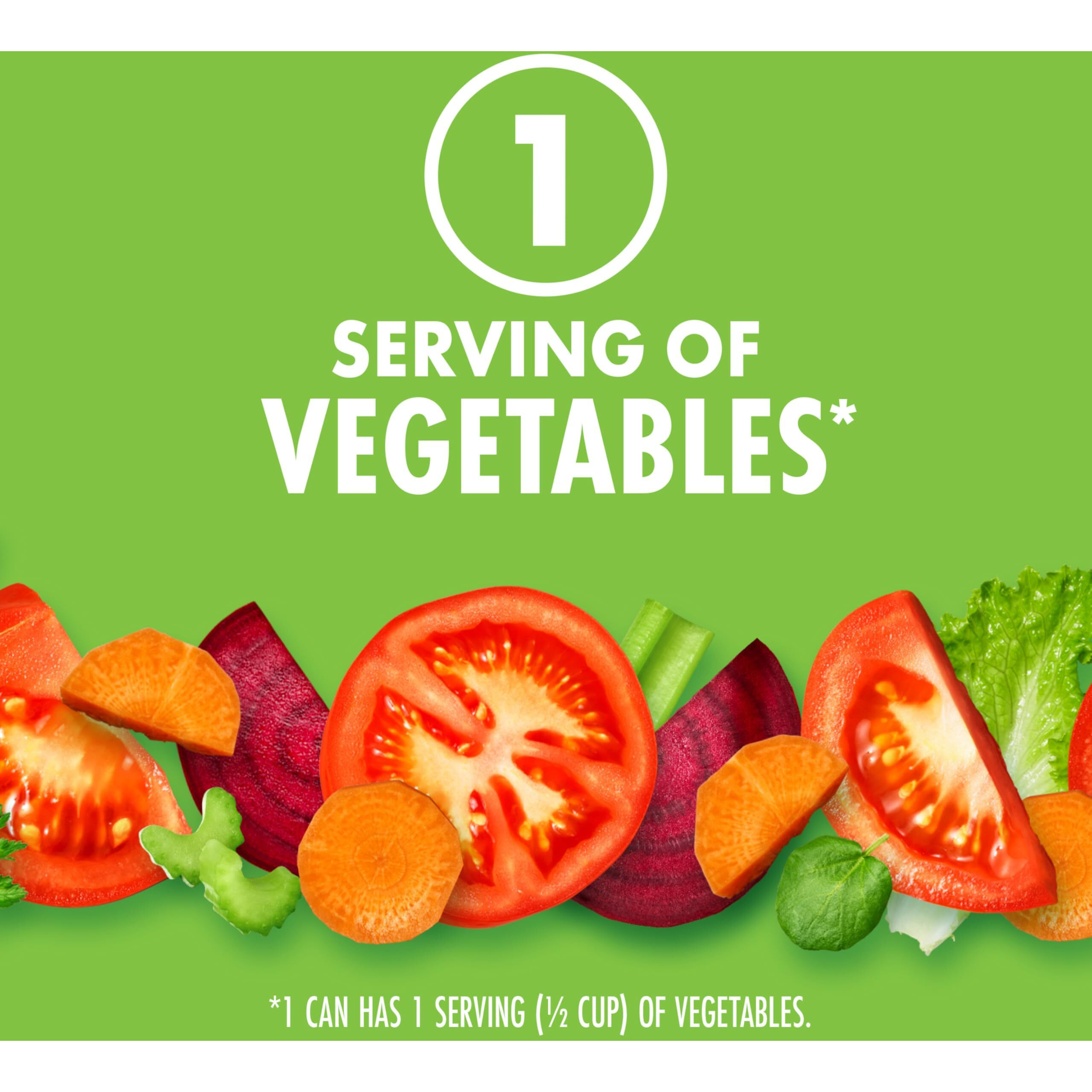 V8 Low Sodium Original 100% Vegetable Juice, Vegetable Blend With Tomato Juice, 5.5 Fl Oz - 8 Count (Pack Of 6)