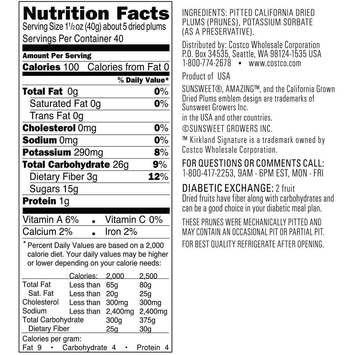 Signature's Dried Plums Pitted Prunes, 3.5 Lb (2 Bags)