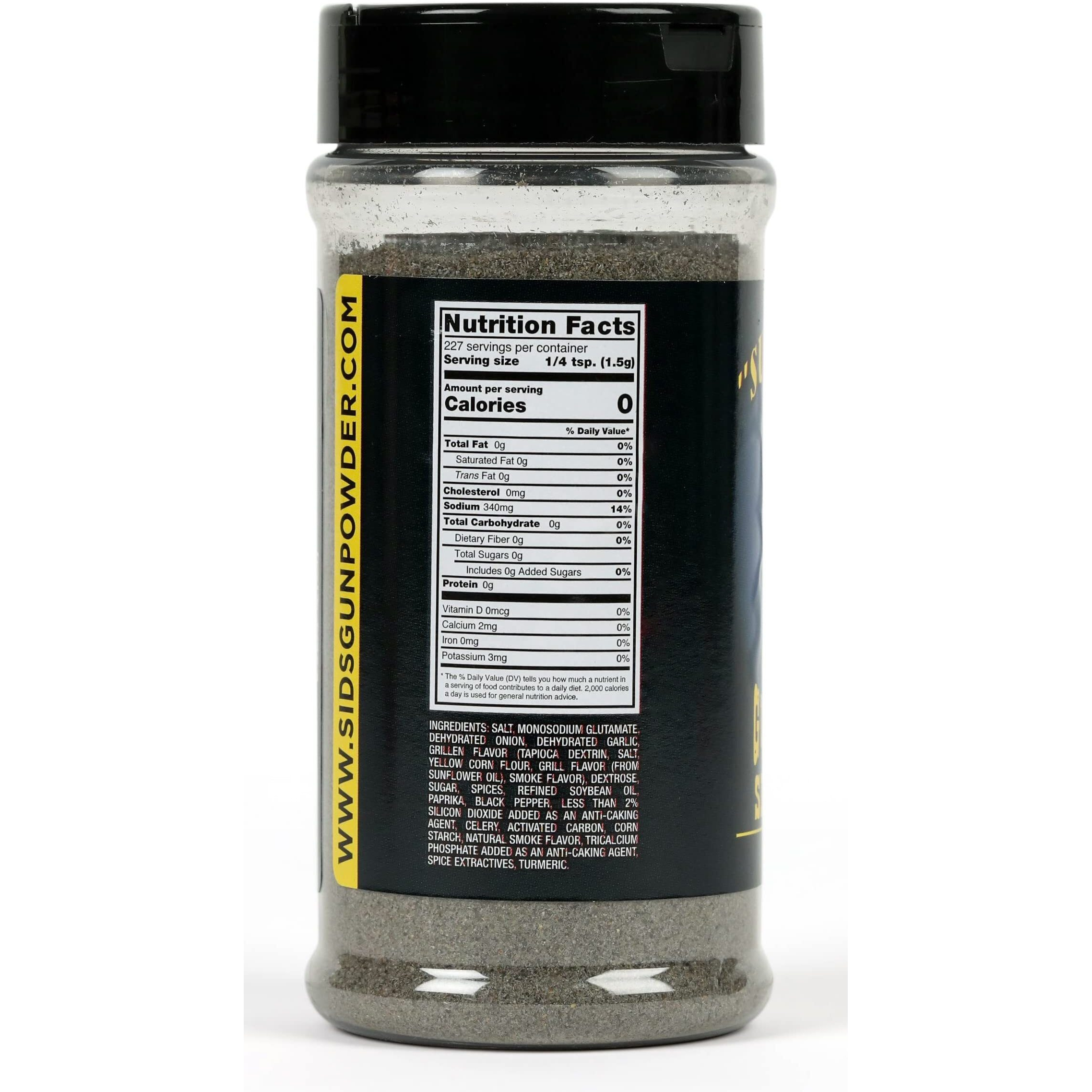 Sure Shot Sid's Original Gunpowder Seasoning 12Oz