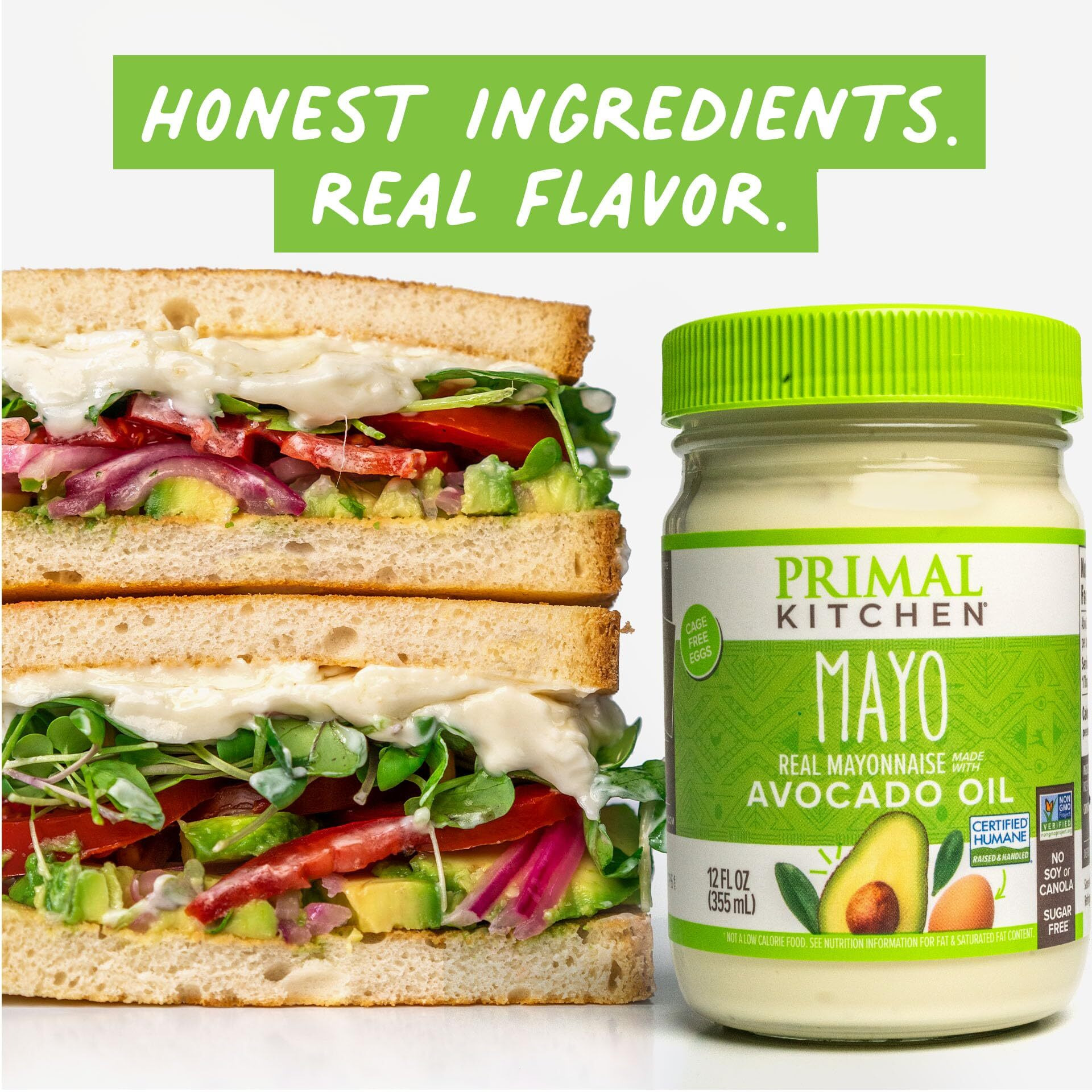Primal Kitchen - Chipotle Lime Avocado Oil Mayo, Gluten And Dairy Free, Whole30 And Paleo Approved, 12 Fl Oz (Pack Of 2)