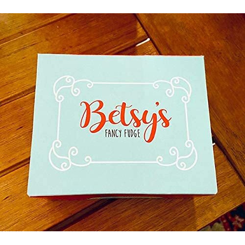 Betsy's Fancy Fudge Chocolate Peanut Butter Fudge, 1 Lb In 4 Wrapped Pieces, Gluten Free, Fresh Gourmet Fudge, Makes Great Gift