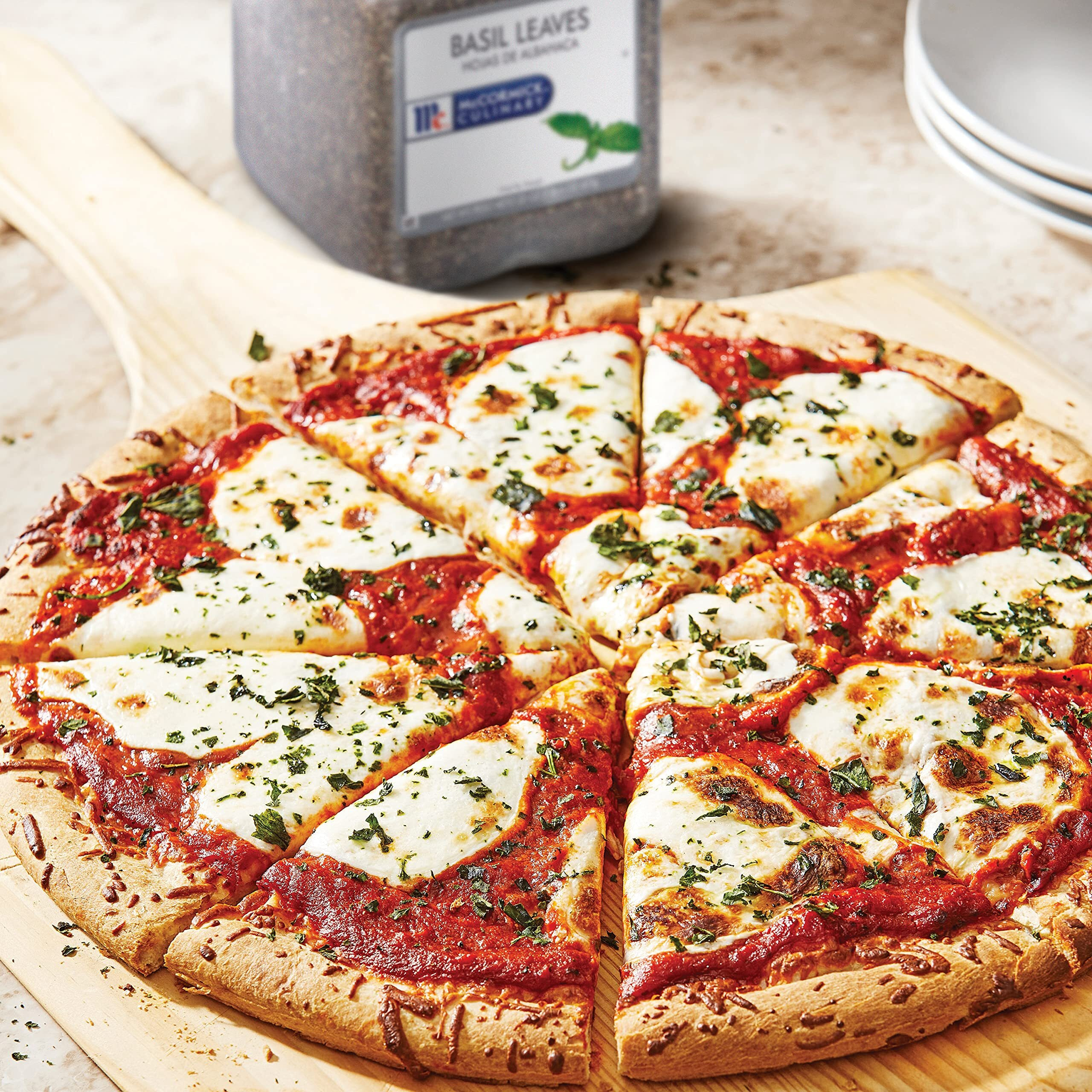 Mccormick Culinary Dried Basil Leaves, 22 Oz - One 22 Ounce Container Of Dried Basil Seasoning In Bulk, Pairs Well With Pasta, Pizzas, Poultry, Sauces And More