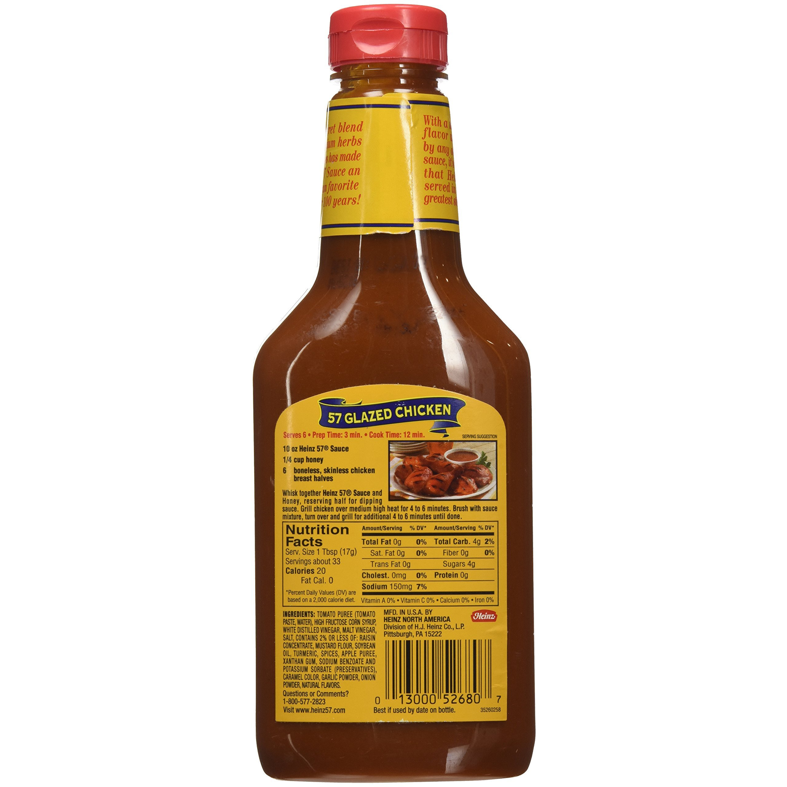 Heinz 57 Sauce - Two (2) - 20 Oz Bottles