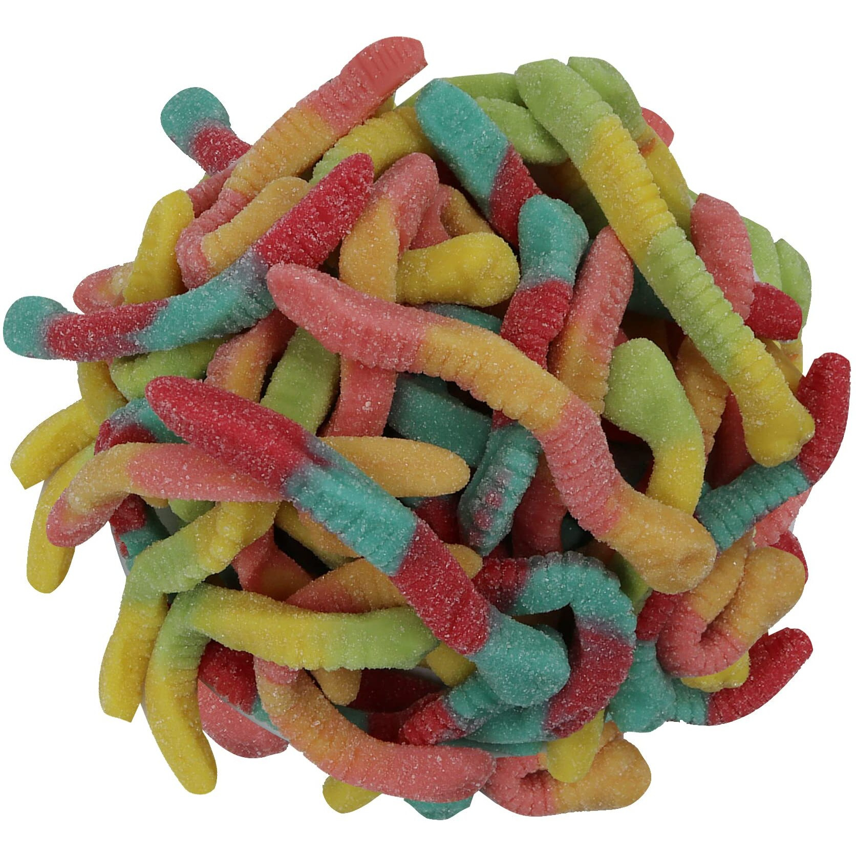 Smarty Stop Gummy Worms (5 Pound (Pack Of 1), Neon)