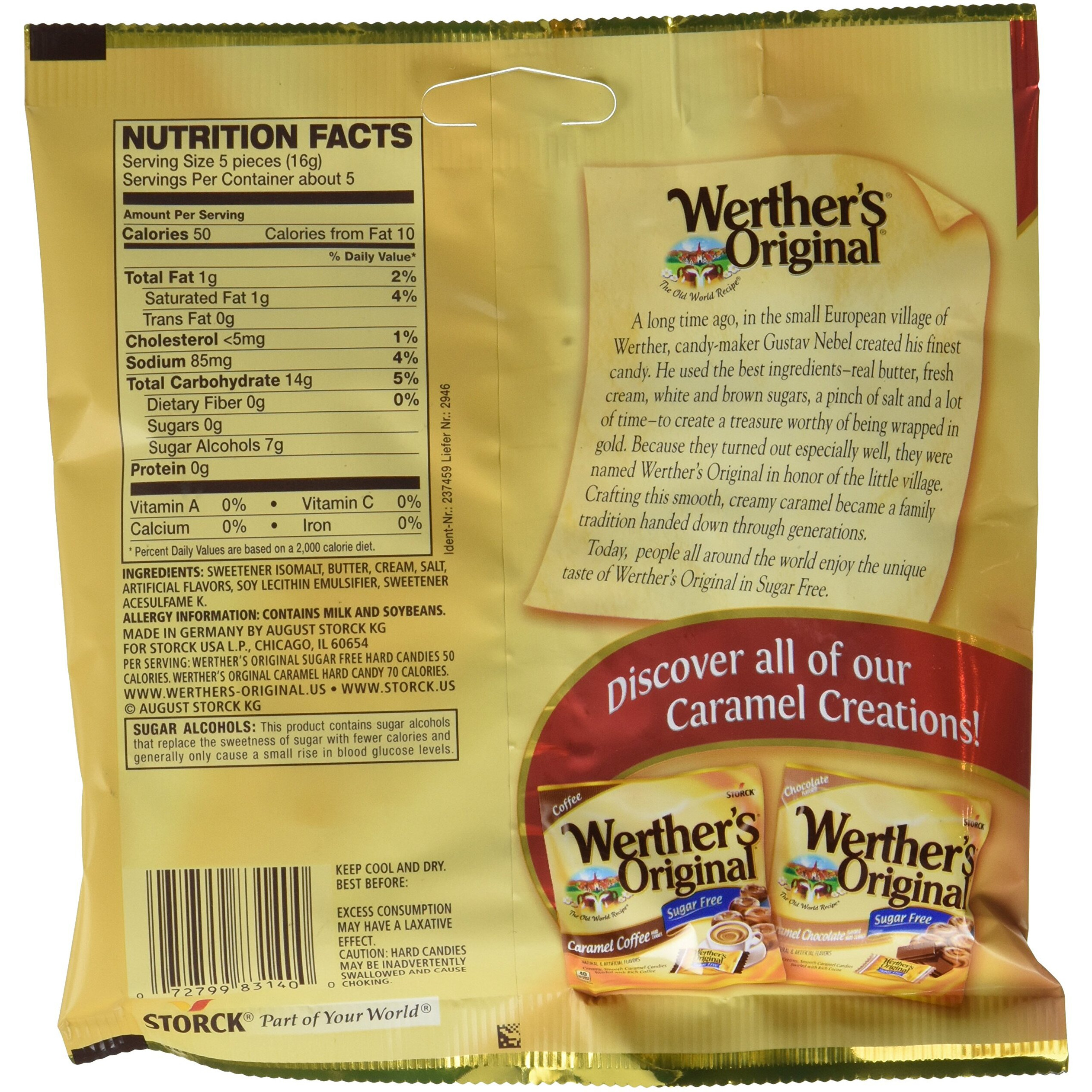 Werther's Original Sugar Free Hard Candies