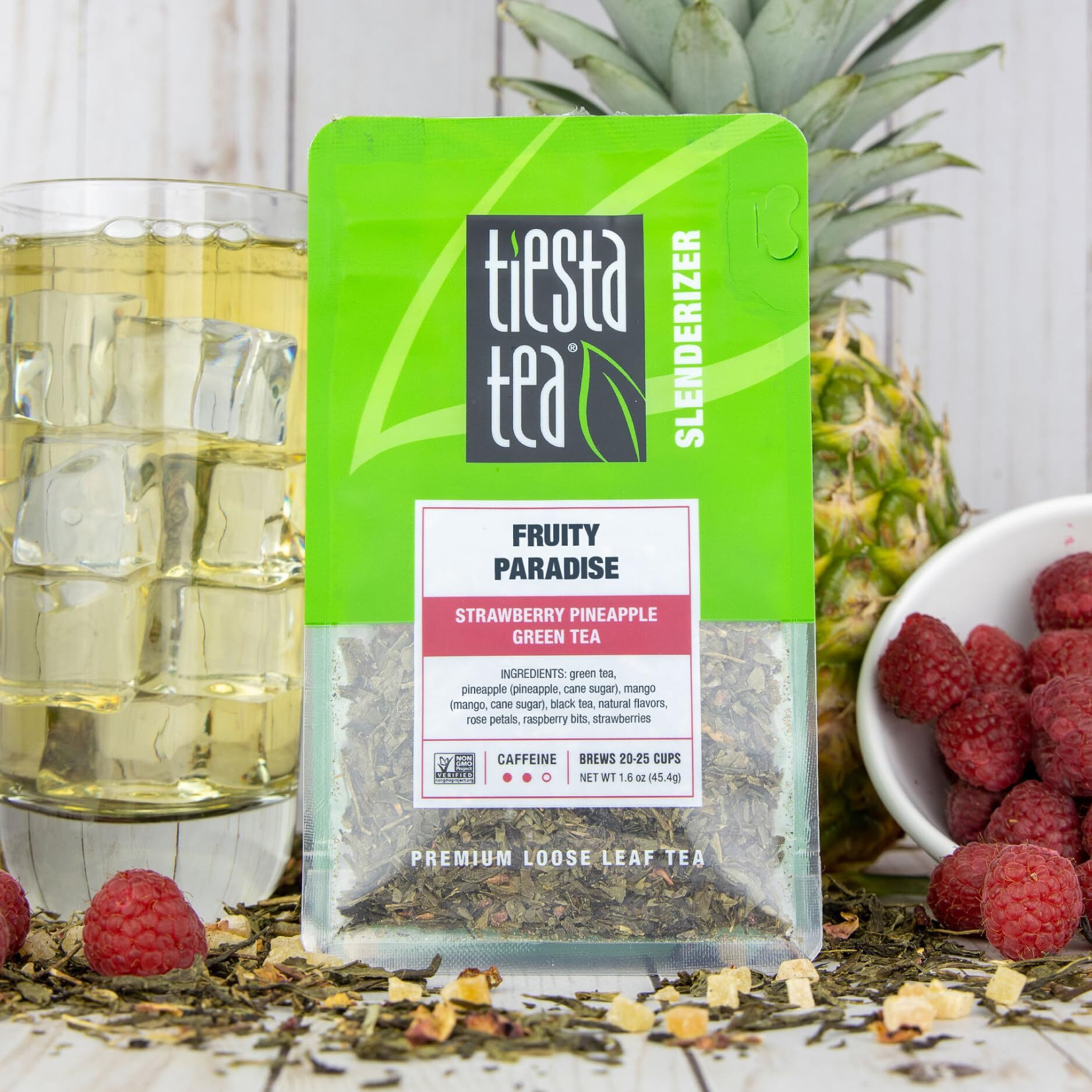 Tiesta Tea - Tiesta's Top Loose Leaf Tea Gift Box | Medium Caffeinated Tea Variety Pack | Make Hot & Iced Tea | 3 Pouches Of Assorted Tea Blends With Green, Herbal, Fruity & Lavender Tea Bags