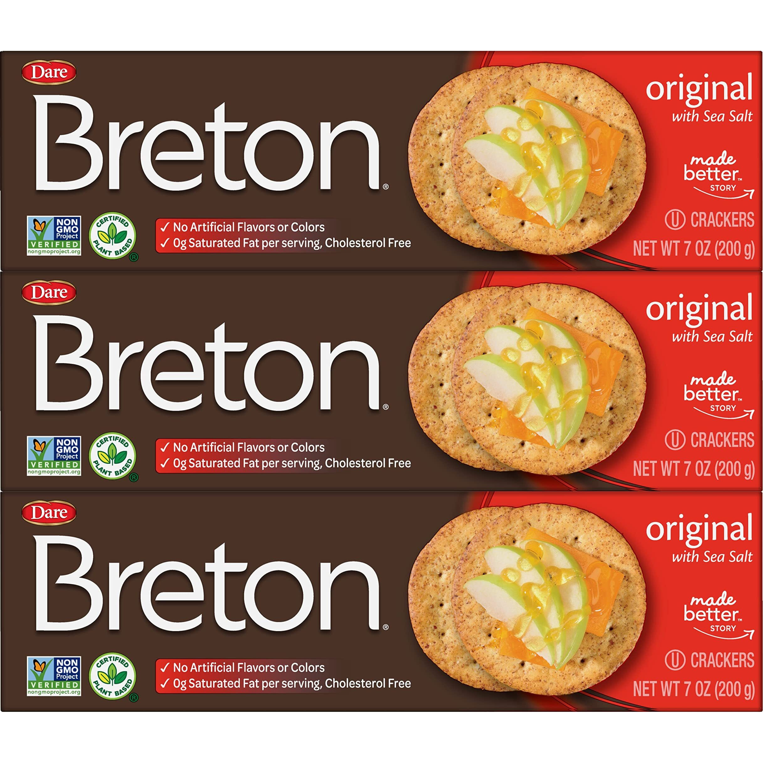 Breton Original Crackers 7 Ounce Pack Of 3