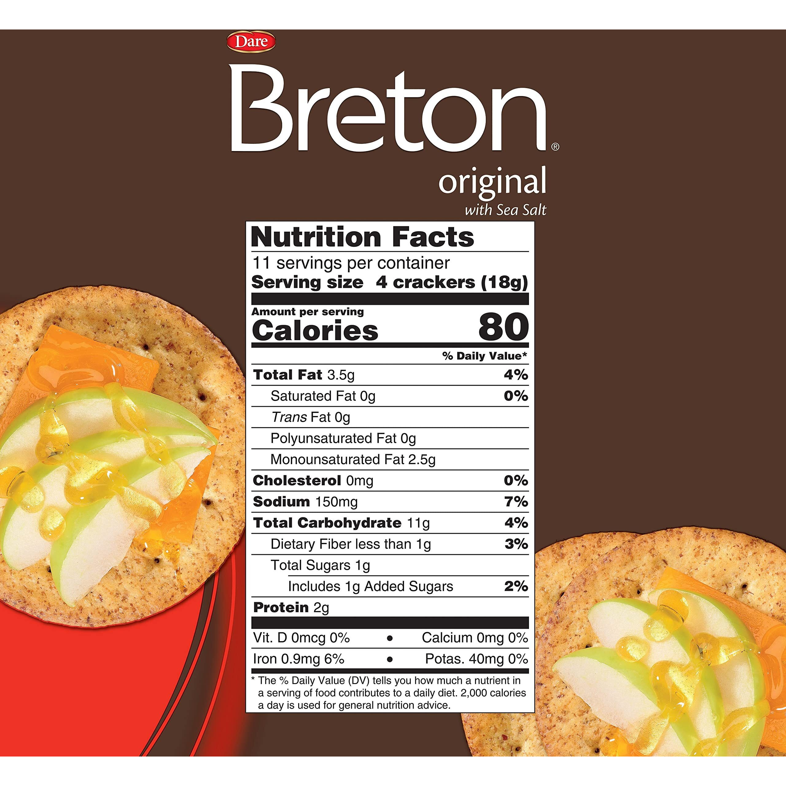 Breton Original Crackers 7 Ounce Pack Of 3