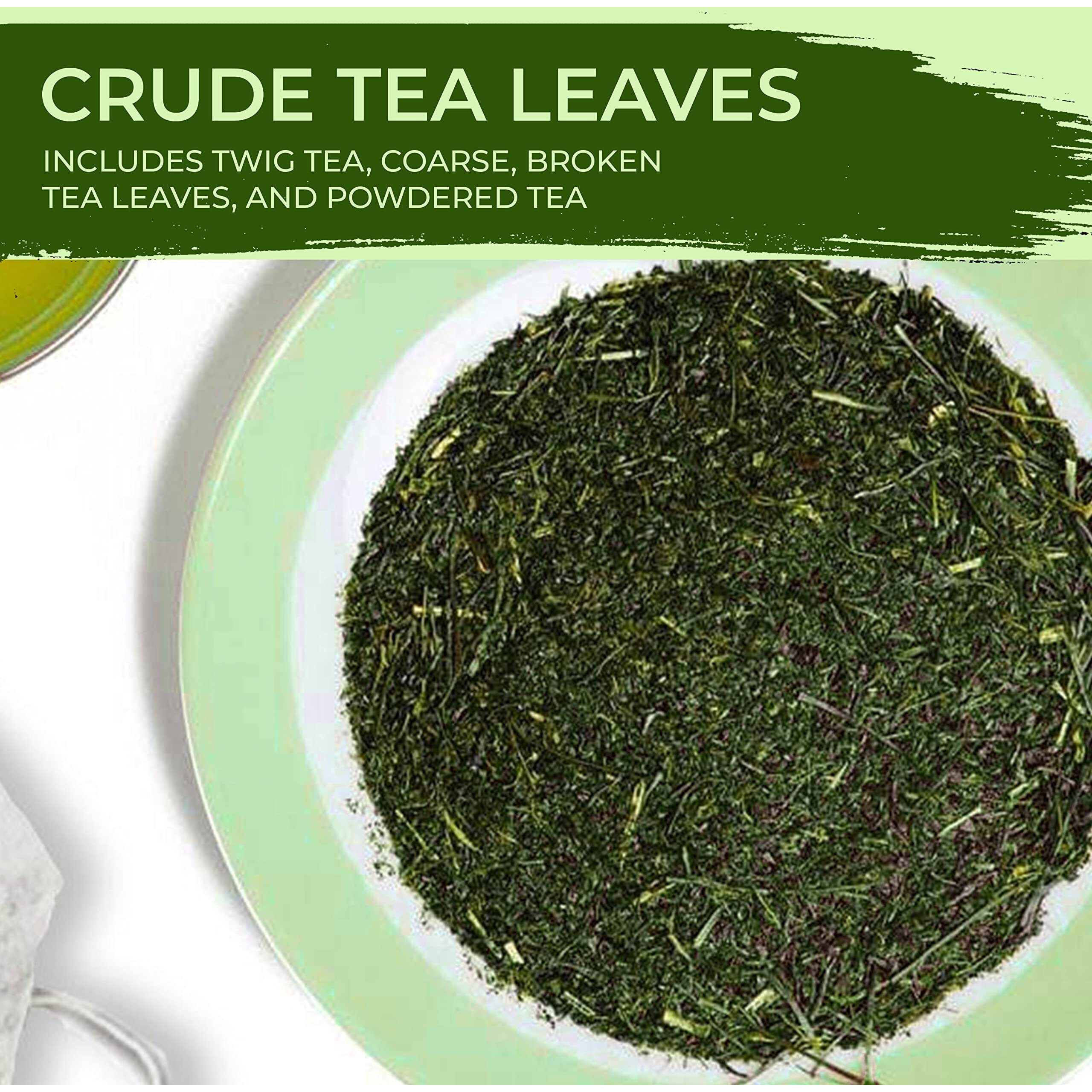 Japanese Green Tea Co. Aracha Gokuzyo Japanese Green Tea (50 Pack) - Highest-Grade Deep Steamed Sencha Organic Japanese Crude Tea With Intense Aroma And Taste