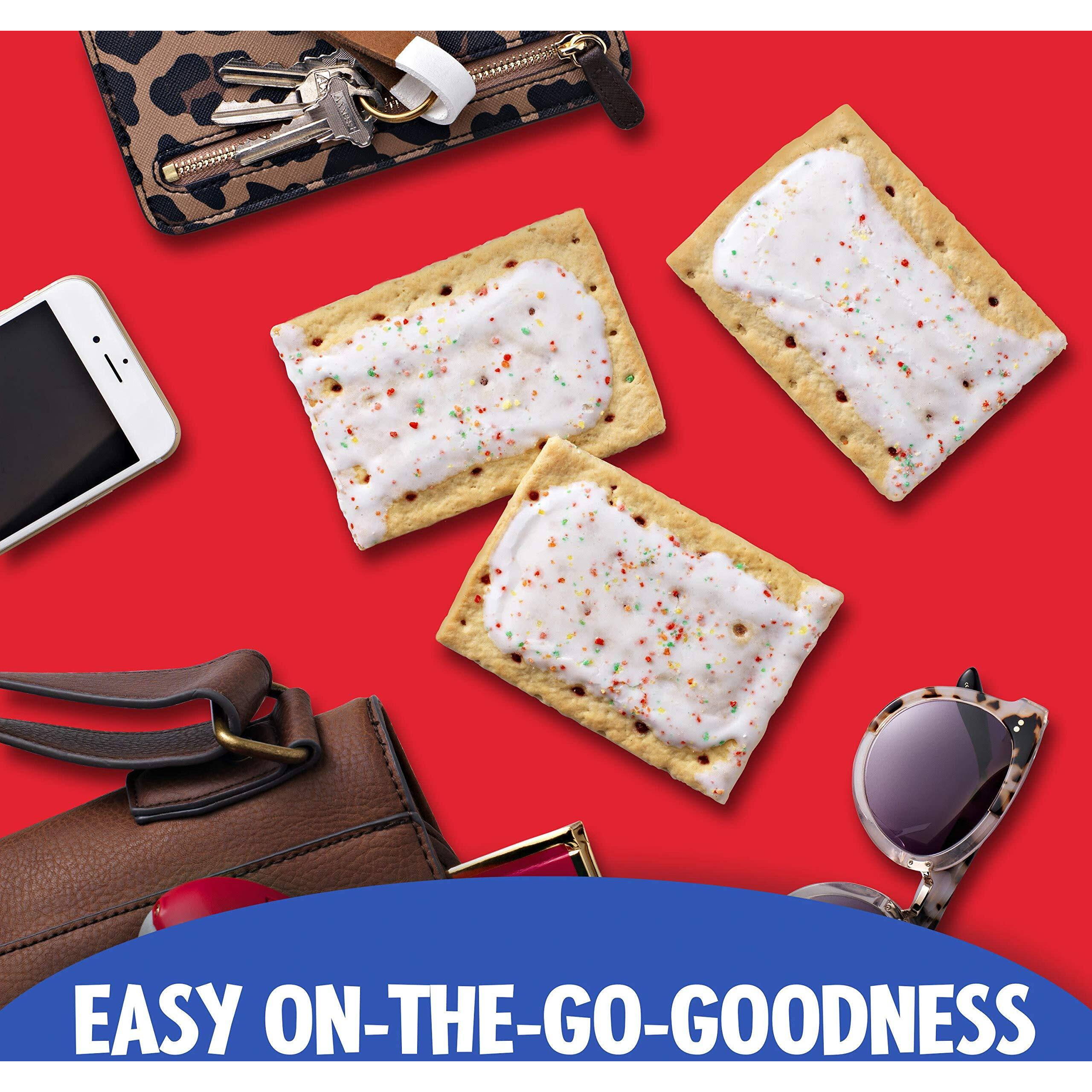 Pop-Tarts Toaster Pastries, Made With Whole Grain, School Lunch, Frosted Strawberry (120 Pop-Tarts)