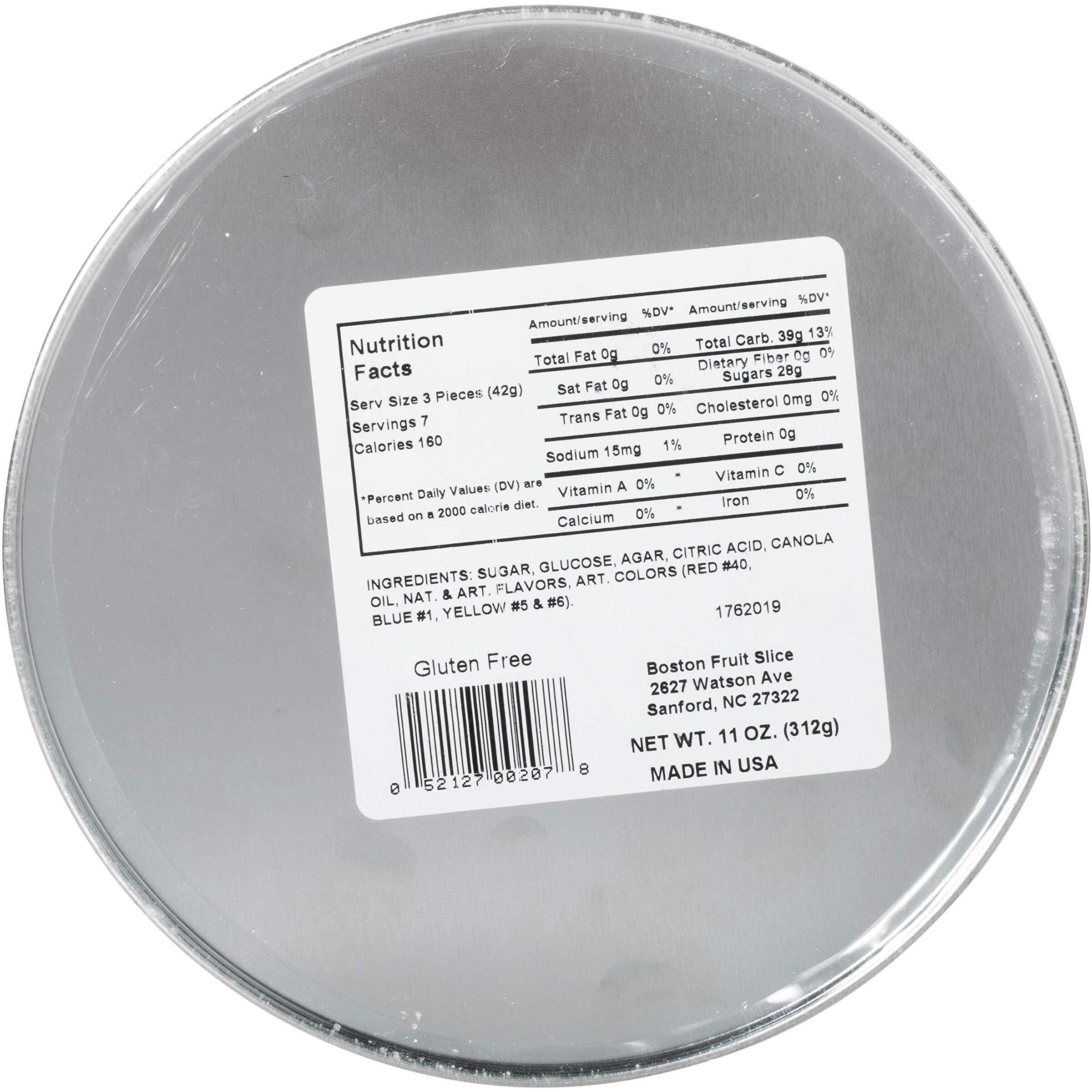 Boston Fruit Slices - Set Of Two 11Oz Acetate Circles - America's Original Fruit Slices - Vegan, Gluten Free, Completely Allergen Free