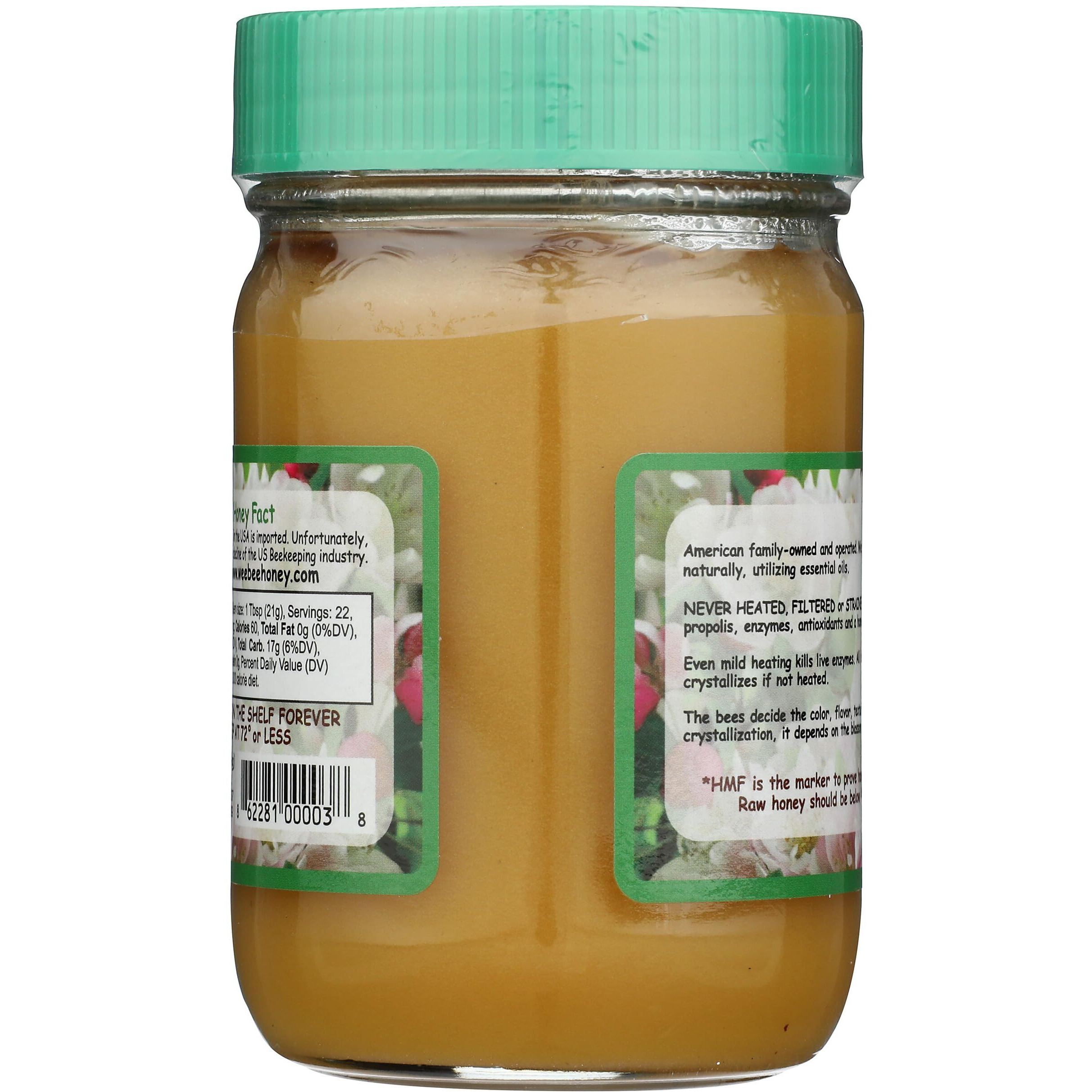 Wee Bee Naturally Raw Honey -- 1 Lb Each