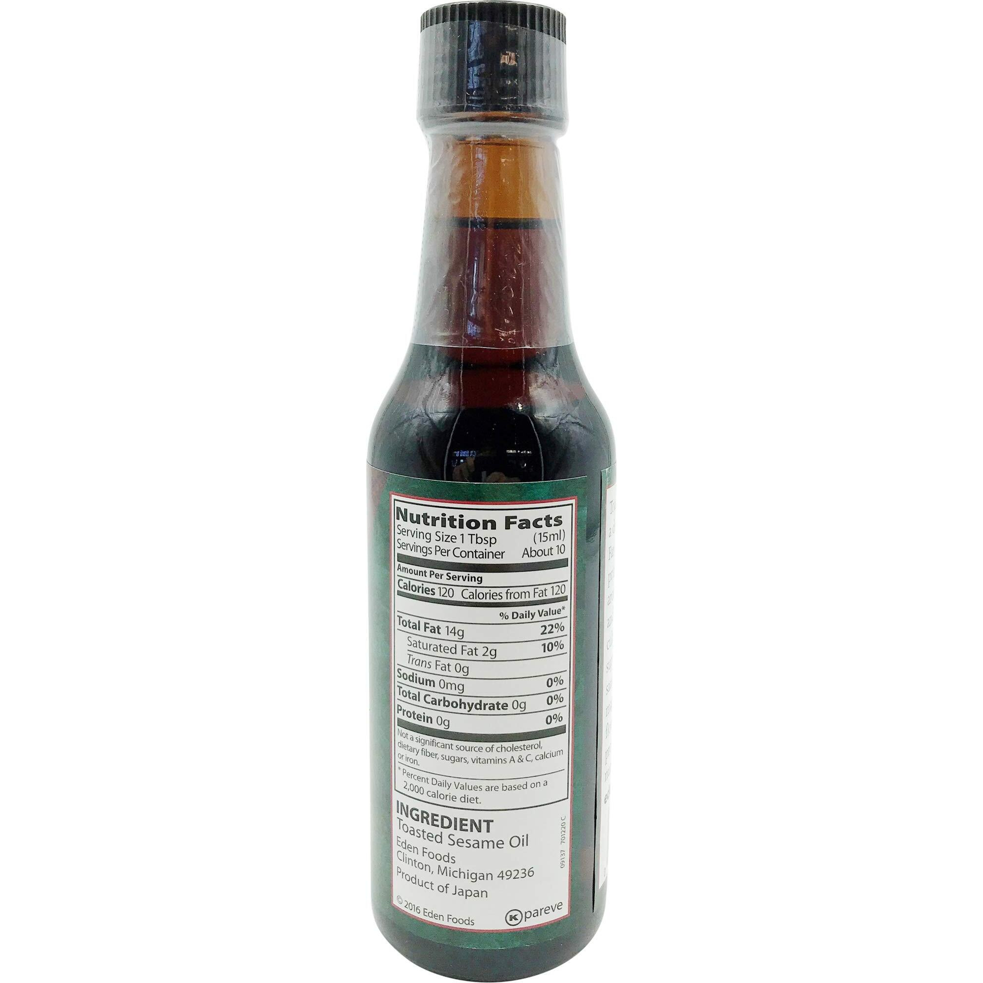 Eden Foods Oil Sesame Toasted, 5 Oz