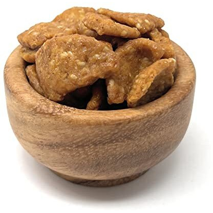 Yankeetraders Mini Sesame Chips, Honey Roasted, 2 Pounds, Brown