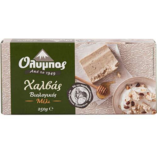 Greek Halva Organic With Honey 250G (8.8 Oz)