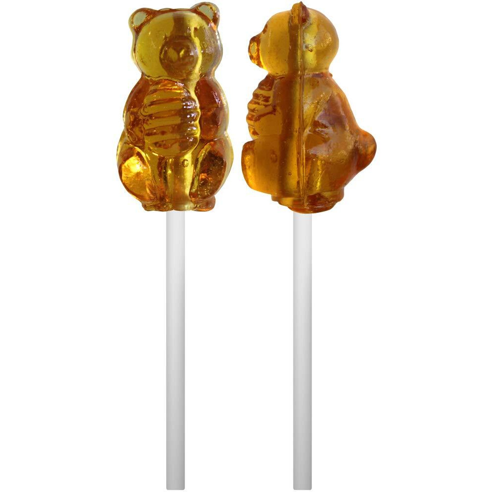 Buffalo Bills Honey Bears On A Stick (24-Ct Cup Wrapped Honey Suckers Made With Real Honey)