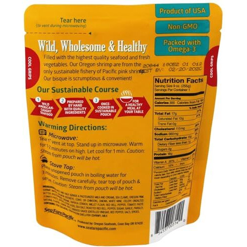 Sea Fare Pacific Seafood Bisque, 9 Ounce (Pack Of 8)