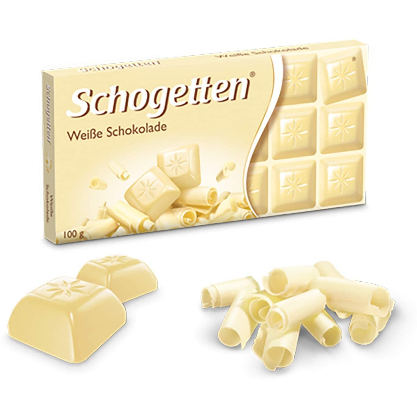 Schogetten German Chocolate (Pack Of 3) (White Chocolate),100 Grams