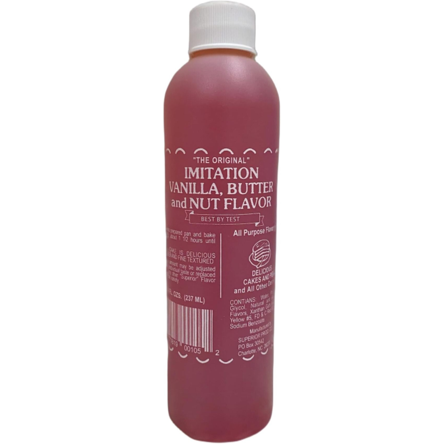 Superior Flavors "&quotThe Original"" Vanilla, Butter, & Nut | Cooking And Baking Flavoring | Delicious Substitute For Vanilla Extract | Water Based, And Alcohol Free | 8Oz Bottle