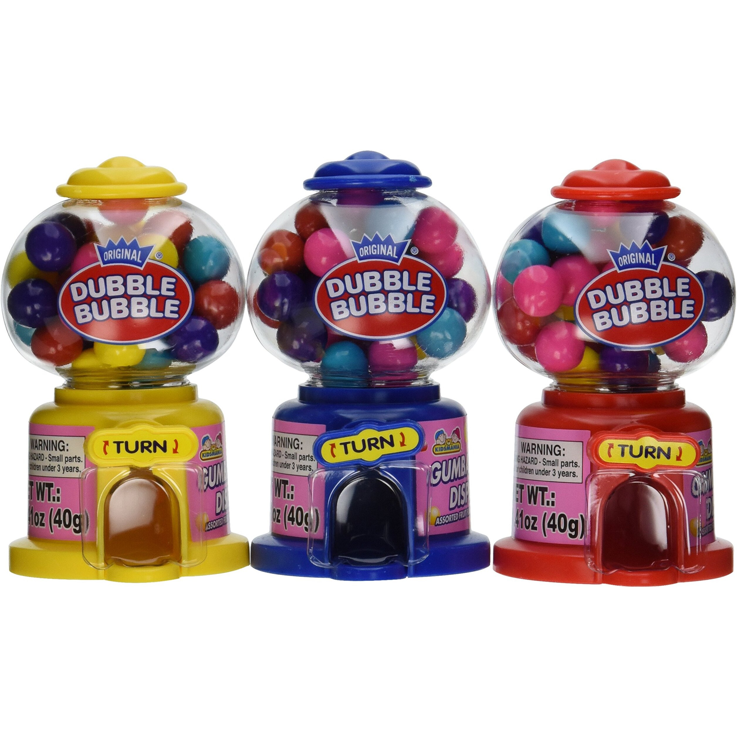 Dubble Bubble Mini Dispenser 12 Pack-1.41 Oz. (40G)