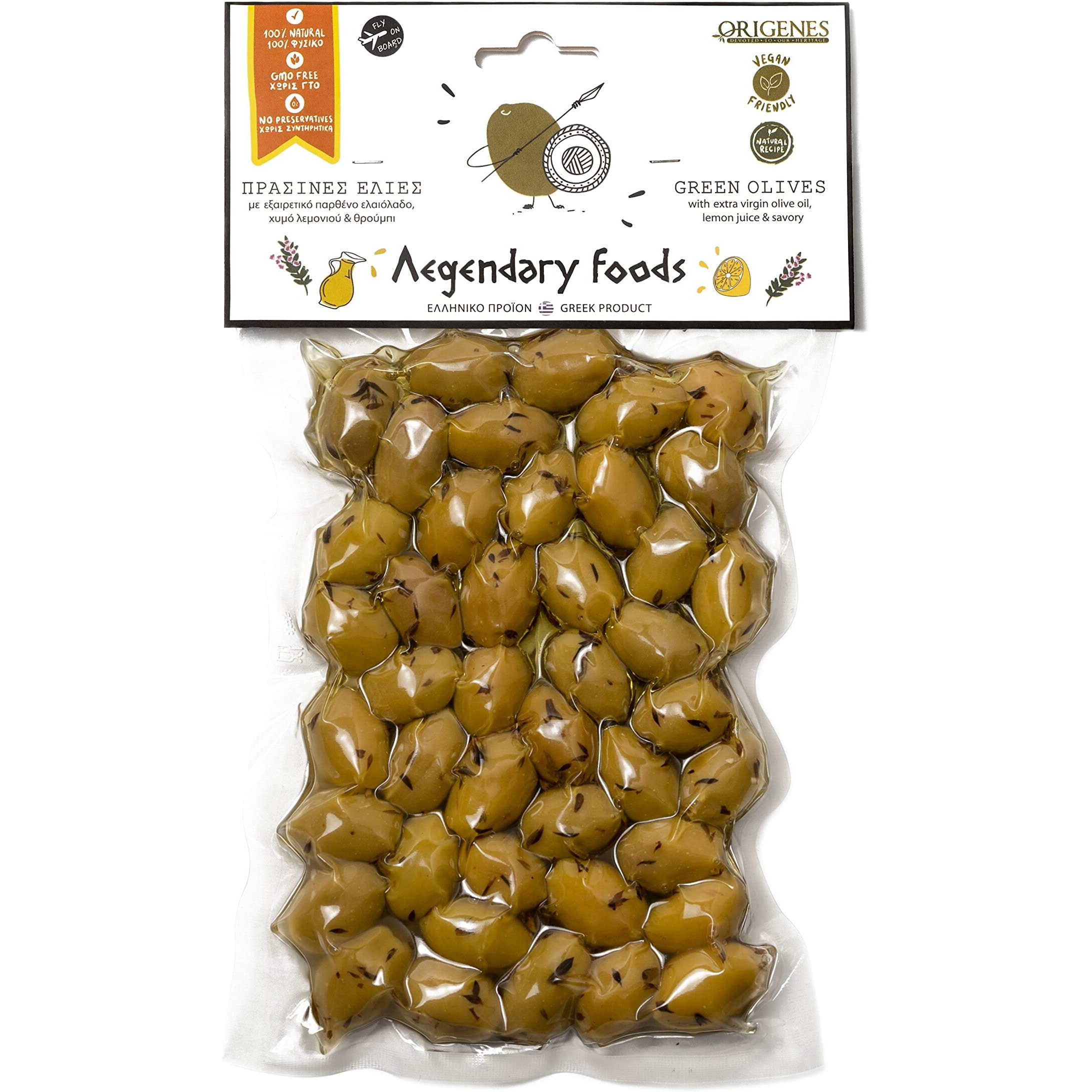 Pack Of 4 Variety Mix Olives In Vacuum, 2 Greek Olive Varieties With 4 Flavors, Freshly Sealed Olives With Extra Virgin Oil 4X200G