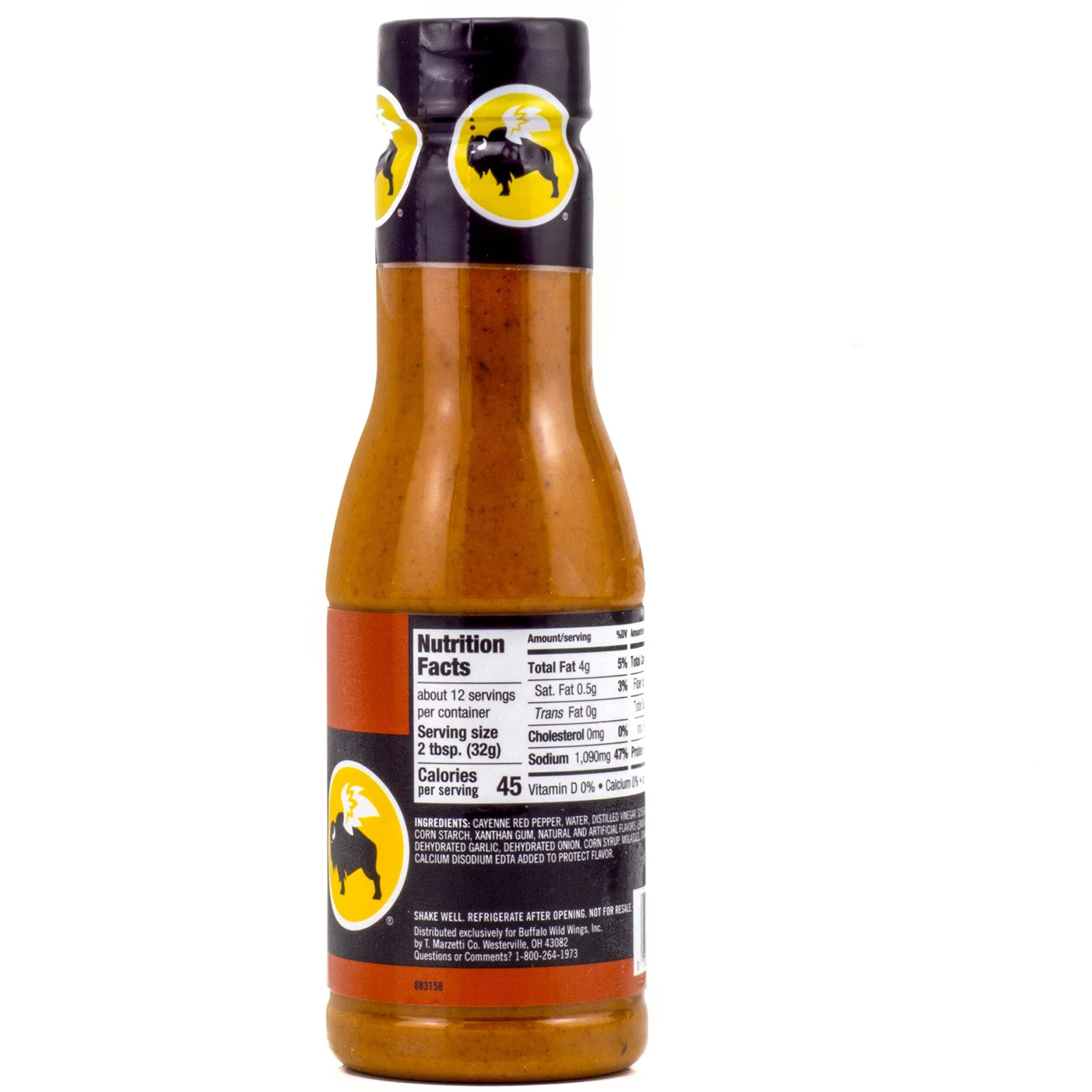 Buffalo Wild Wings Sauce "&quotHot"" 12 Ounce Bottle