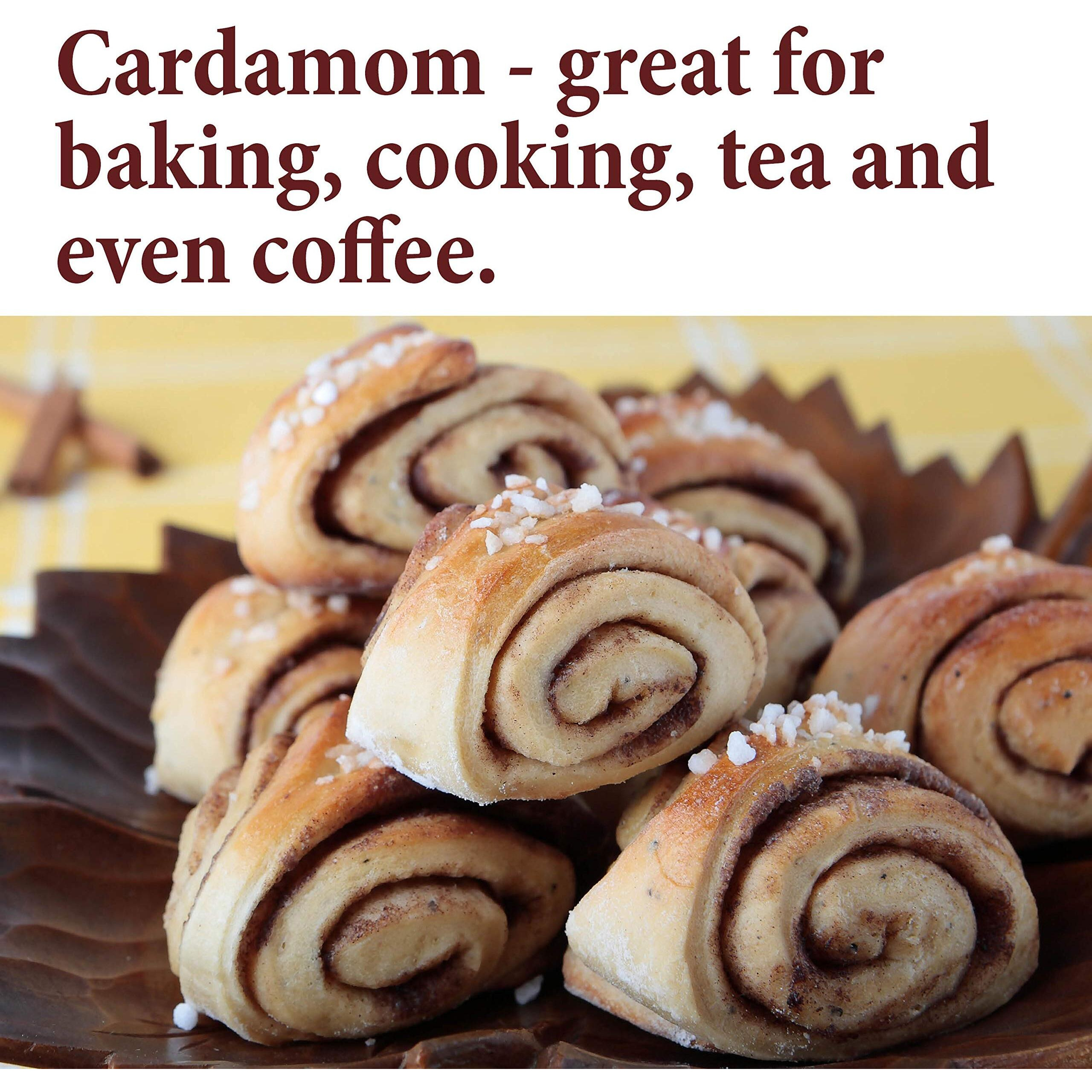 The Spice Way Cardamom Pods- (4 Oz) Whole Green Cardamom Pod Kosher By Ok